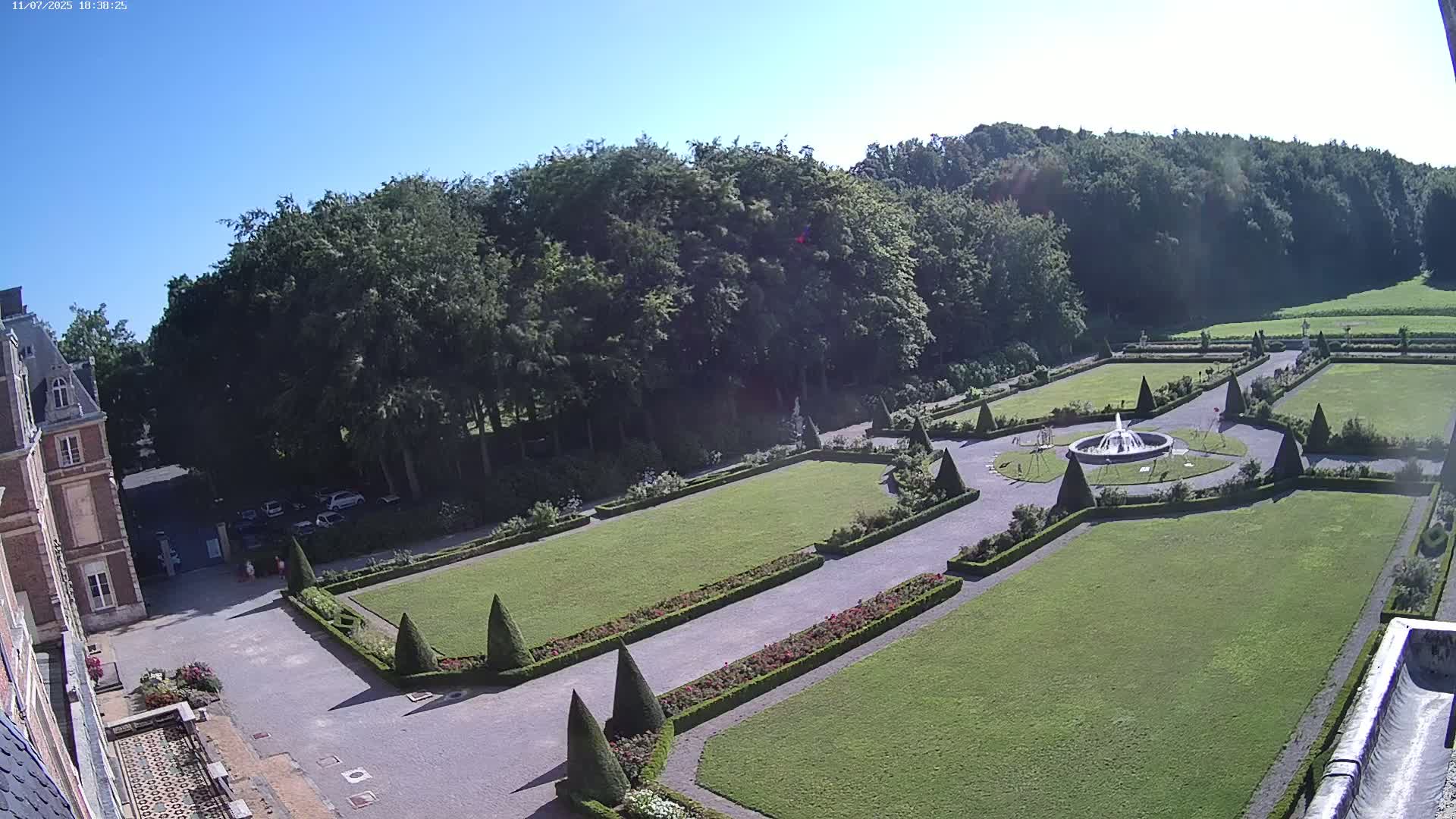 Saint-Omer- Jardin à la française (French Garden) Live Cam - Saint-Omer, Pas-de-Calais, Hauts-de-France, France