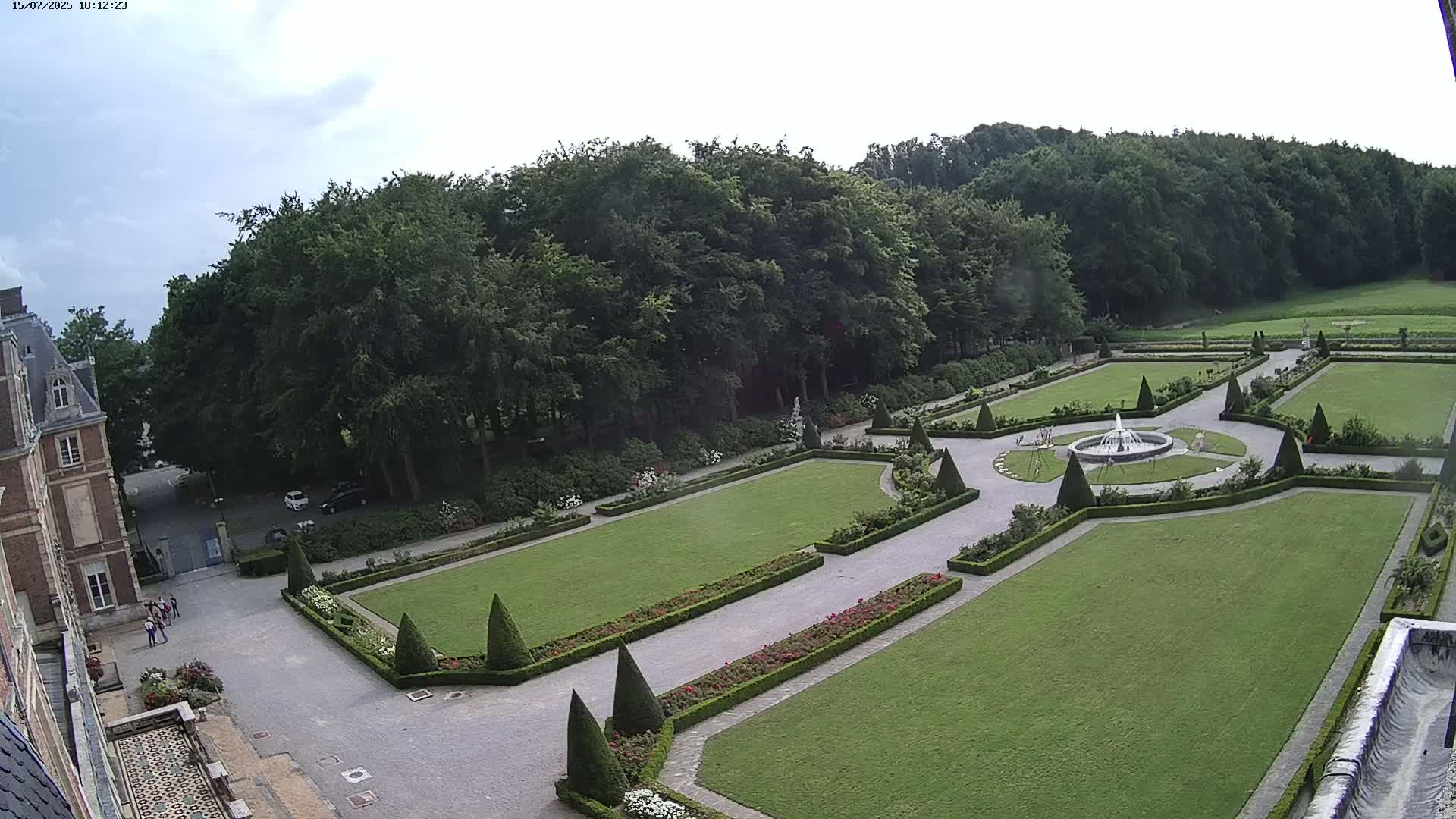 Saint-Omer- Jardin à la française (French Garden) Live Cam - Saint-Omer, Pas-de-Calais, Hauts-de-France, France