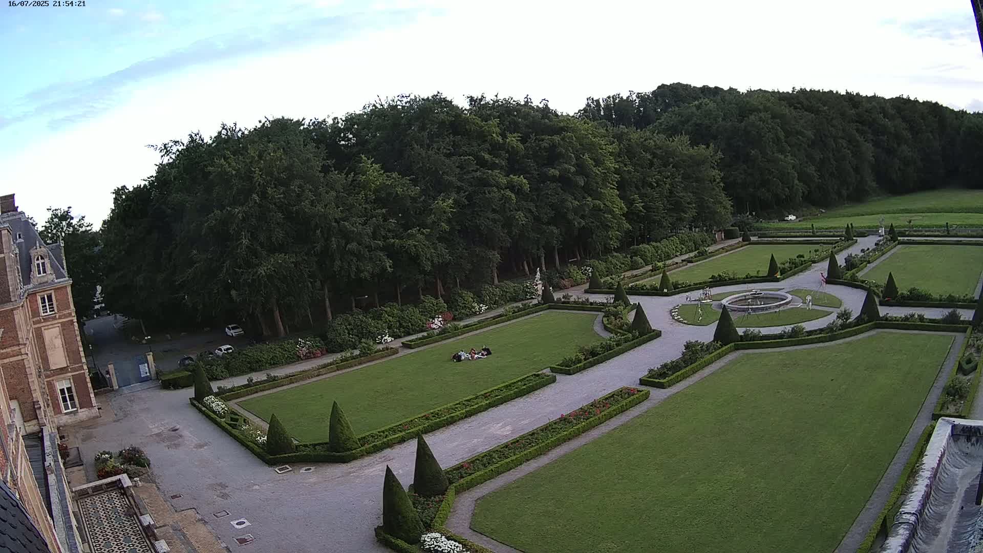 Saint-Omer- Jardin à la française (French Garden) Live Cam - Saint-Omer, Pas-de-Calais, Hauts-de-France, France