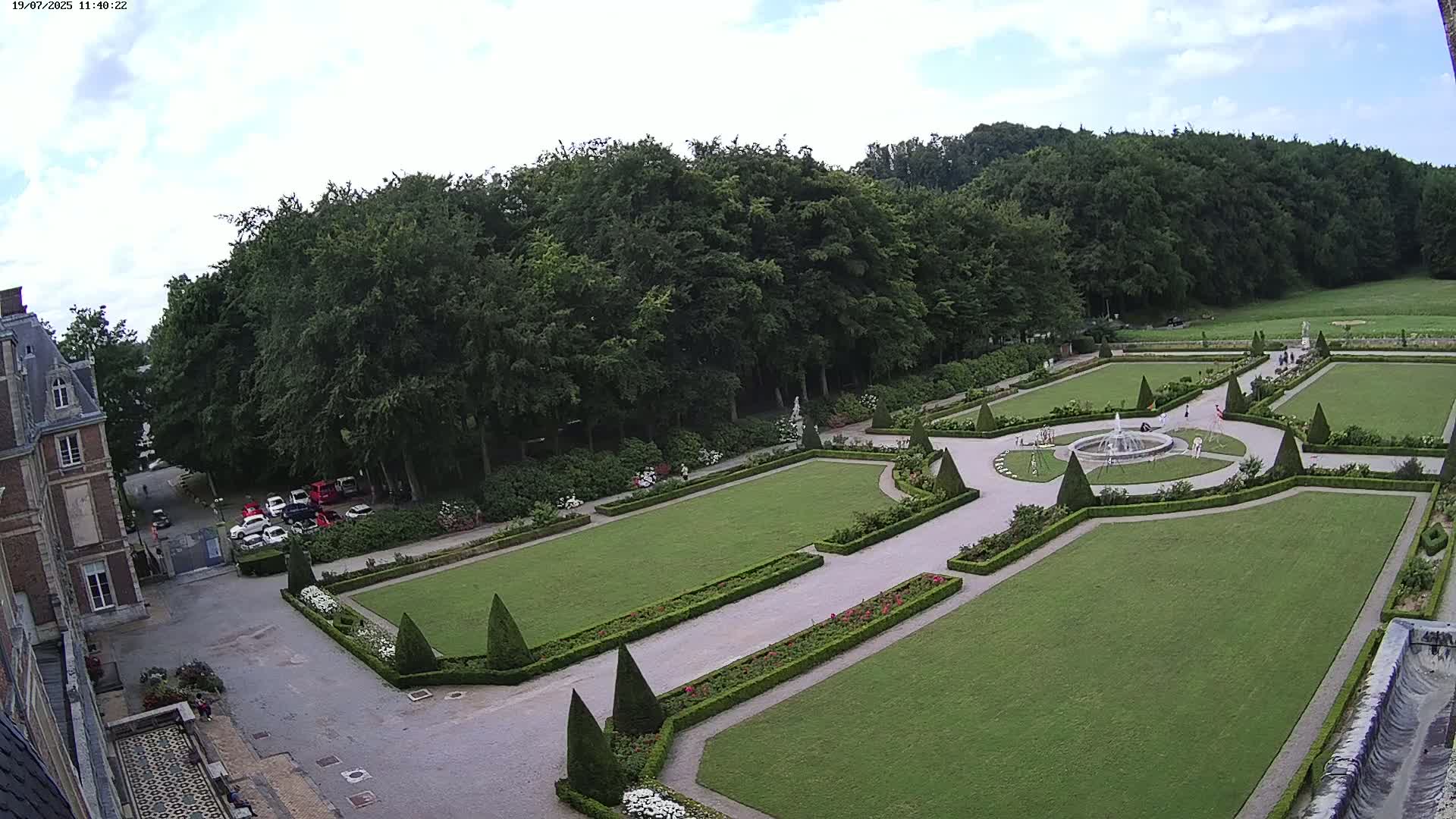 Saint-Omer- Jardin à la française (French Garden) Live Cam - Saint-Omer, Pas-de-Calais, Hauts-de-France, France