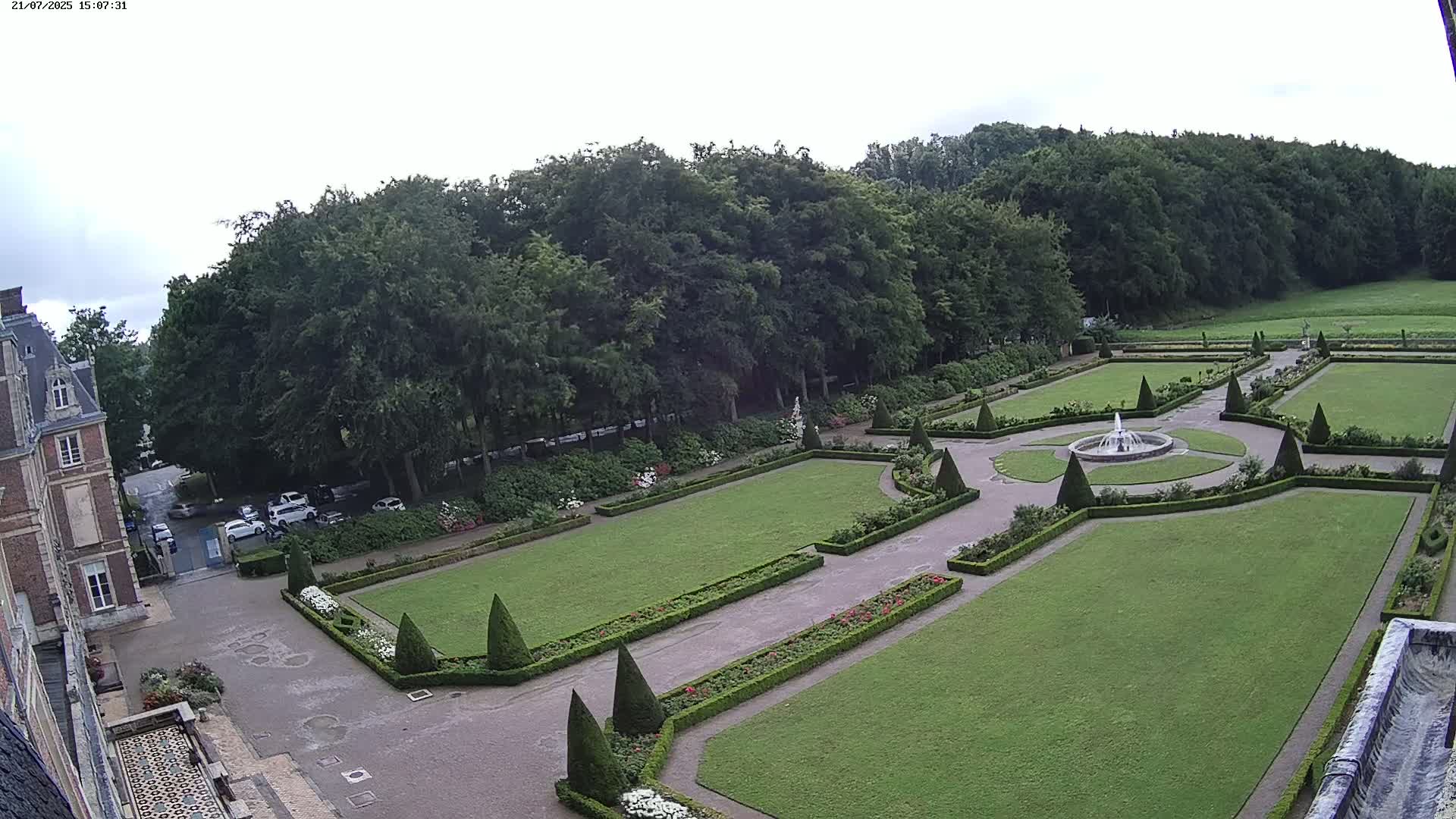 Saint-Omer- Jardin à la française (French Garden) Live Cam - Saint-Omer, Pas-de-Calais, Hauts-de-France, France