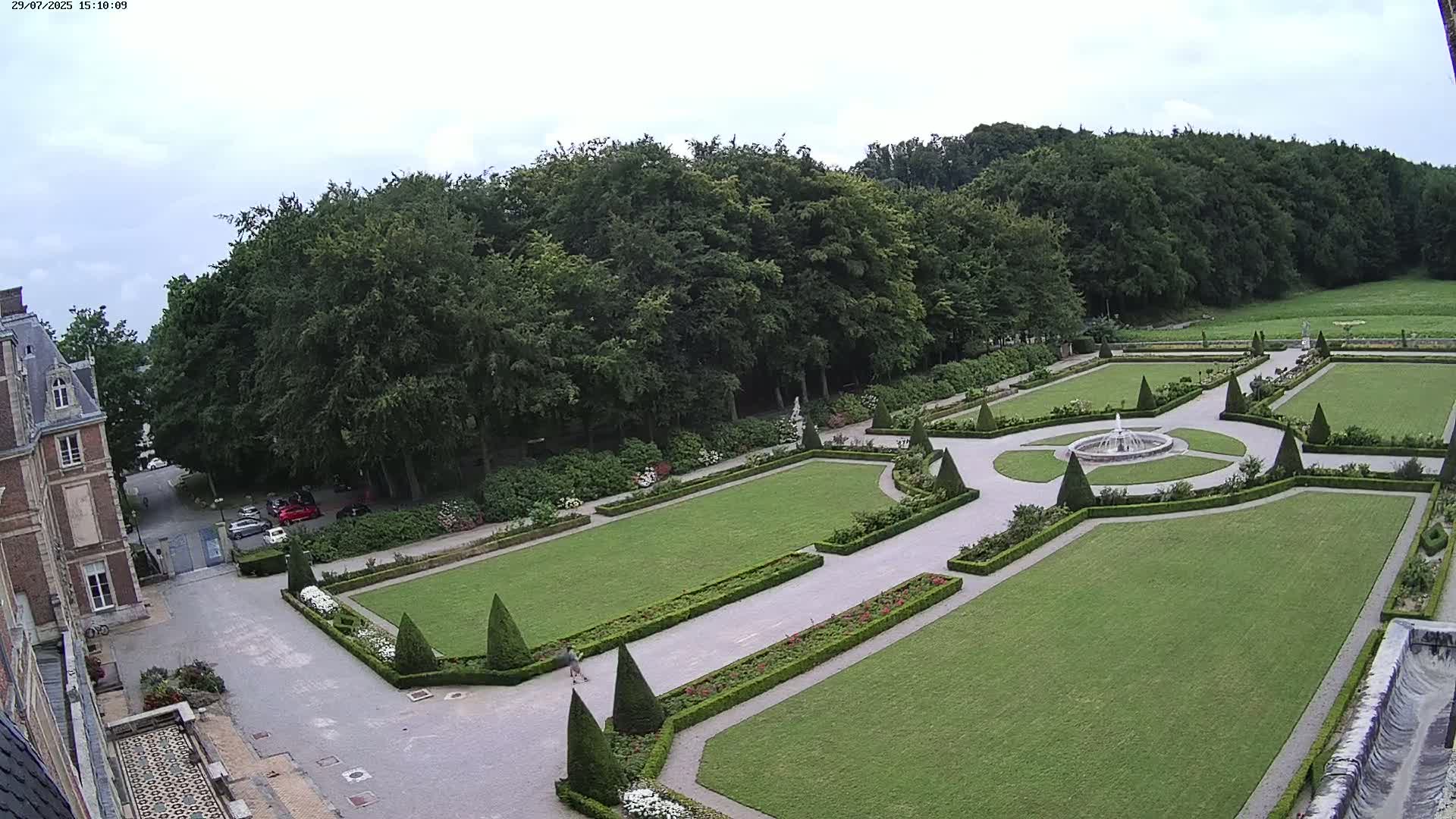 Saint-Omer- Jardin à la française (French Garden) Live Cam - Saint-Omer, Pas-de-Calais, Hauts-de-France, France