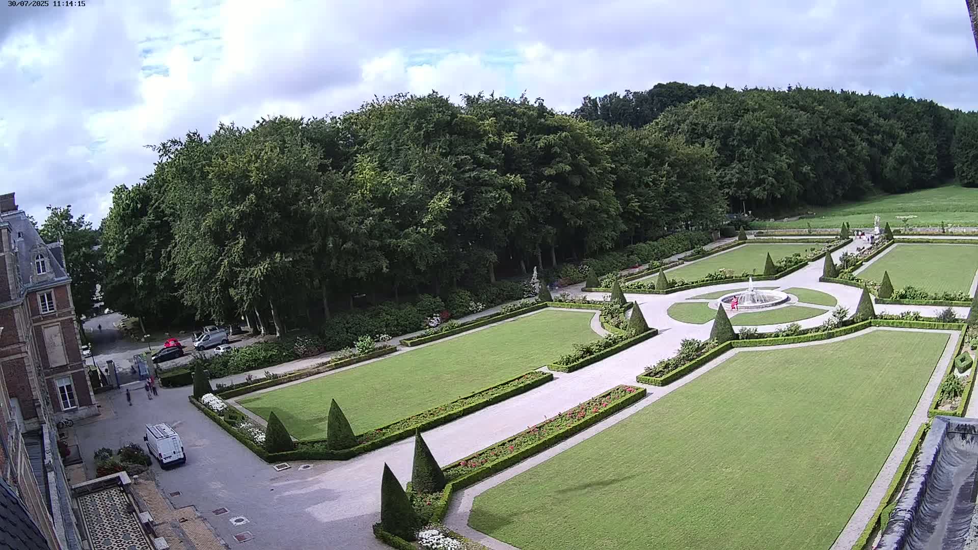 Saint-Omer- Jardin à la française (French Garden) Live Cam - Saint-Omer, Pas-de-Calais, Hauts-de-France, France