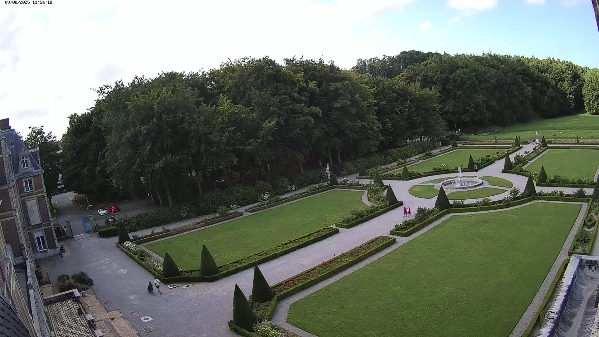 Saint-Omer- Jardin à la française (French Garden) Live Cam - Saint-Omer, Pas-de-Calais, Hauts-de-France, France