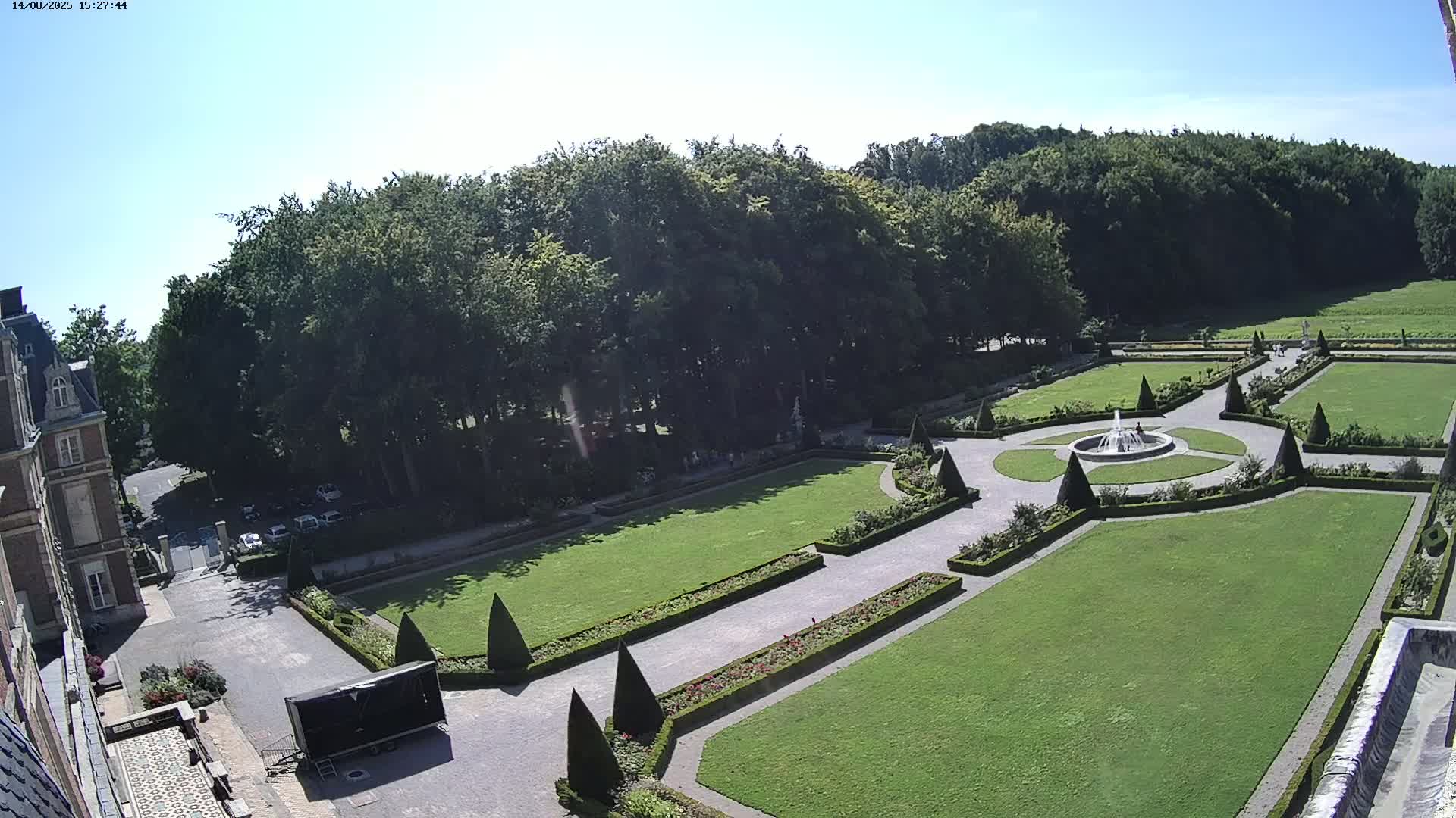 Saint-Omer- Jardin à la française (French Garden) Live Cam - Saint-Omer, Pas-de-Calais, Hauts-de-France, France