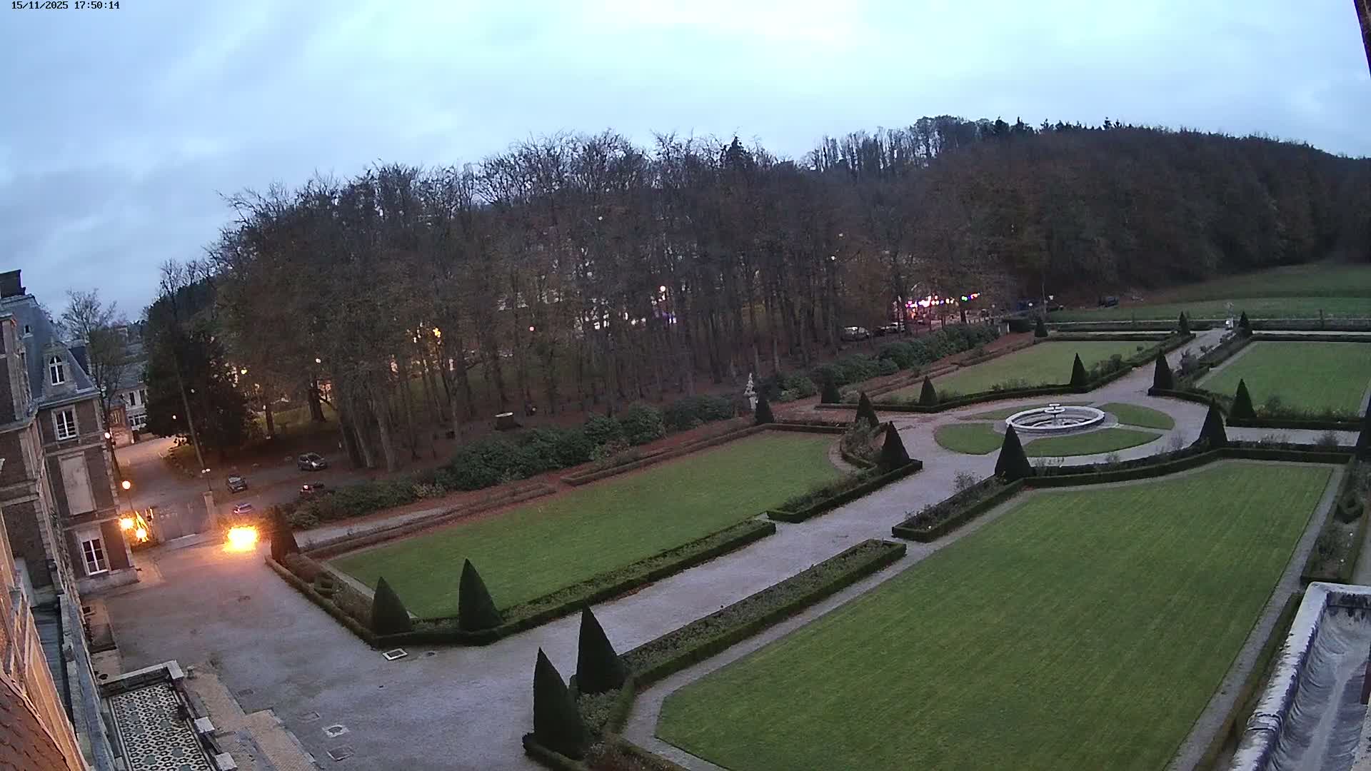 Saint-Omer- Jardin à la française (French Garden) Live Cam - Saint-Omer, Pas-de-Calais, Hauts-de-France, France