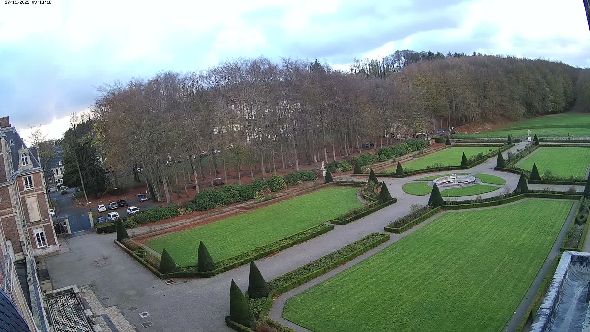 Saint-Omer- Jardin à la française (French Garden) Live Cam - Saint-Omer, Pas-de-Calais, Hauts-de-France, France
