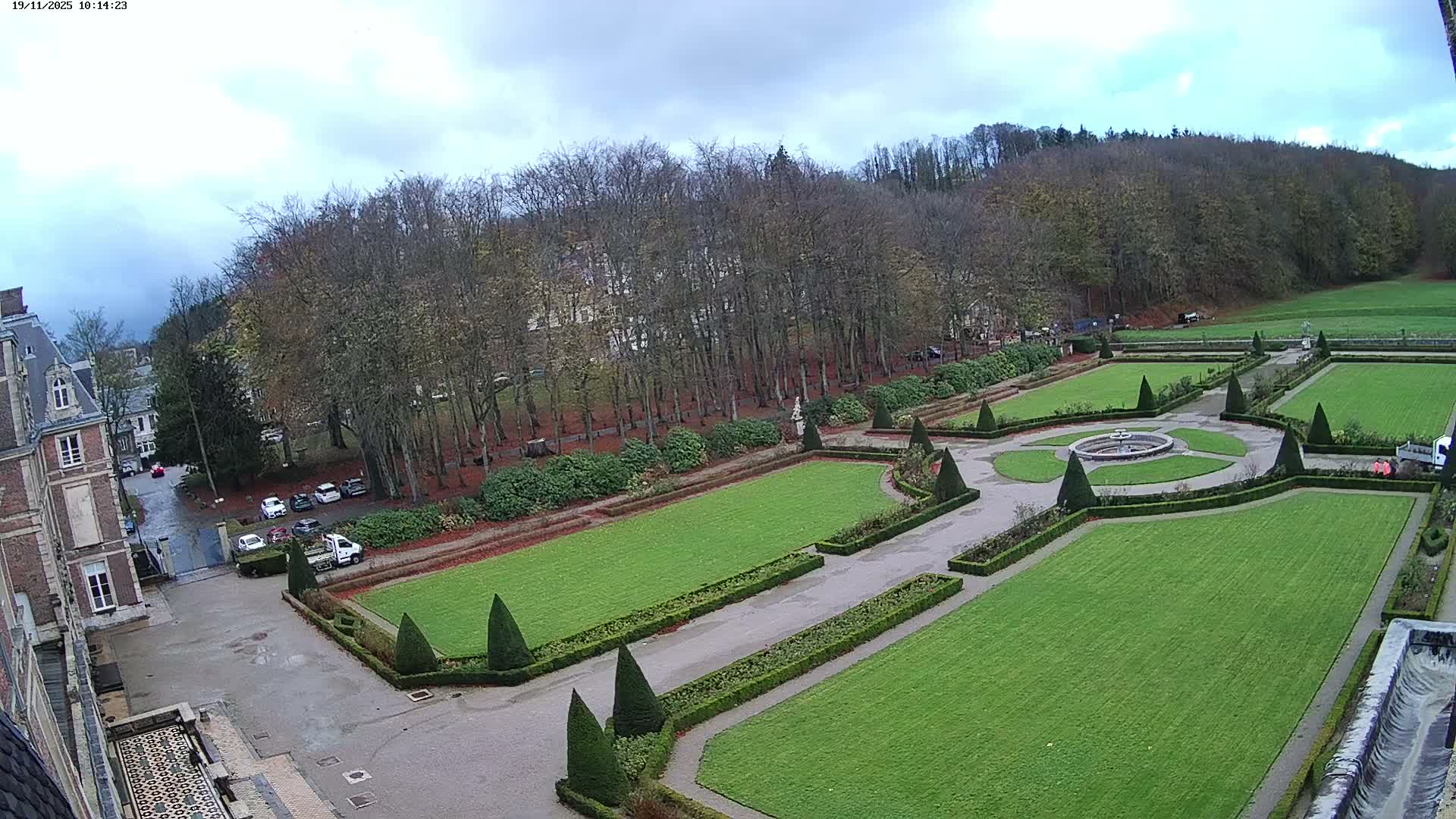 Saint-Omer- Jardin à la française (French Garden) Live Cam - Saint-Omer, Pas-de-Calais, Hauts-de-France, France