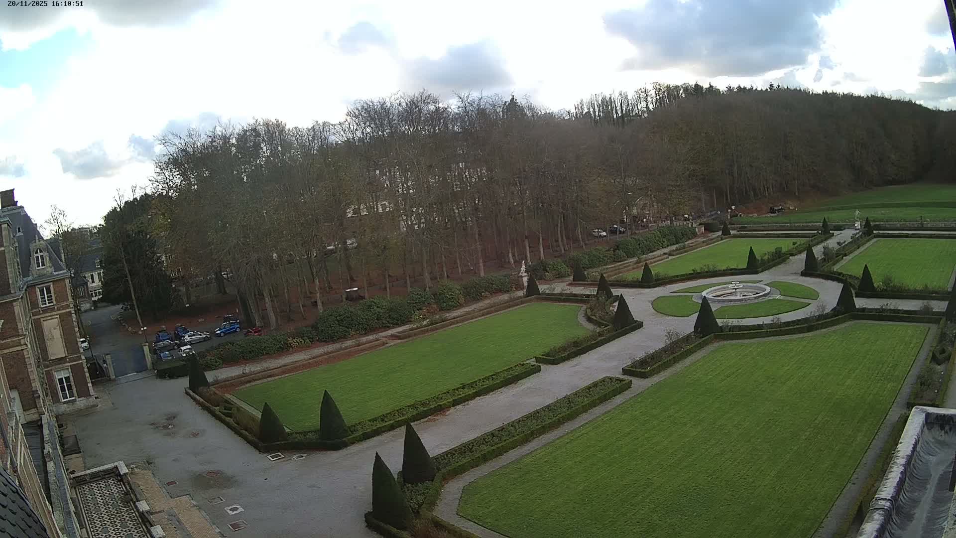 Saint-Omer- Jardin à la française (French Garden) Live Cam - Saint-Omer, Pas-de-Calais, Hauts-de-France, France