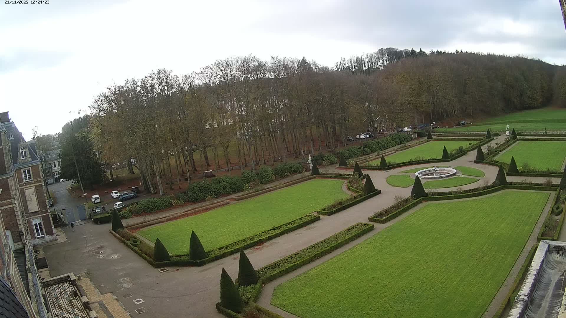 Saint-Omer- Jardin à la française (French Garden) Live Cam - Saint-Omer, Pas-de-Calais, Hauts-de-France, France