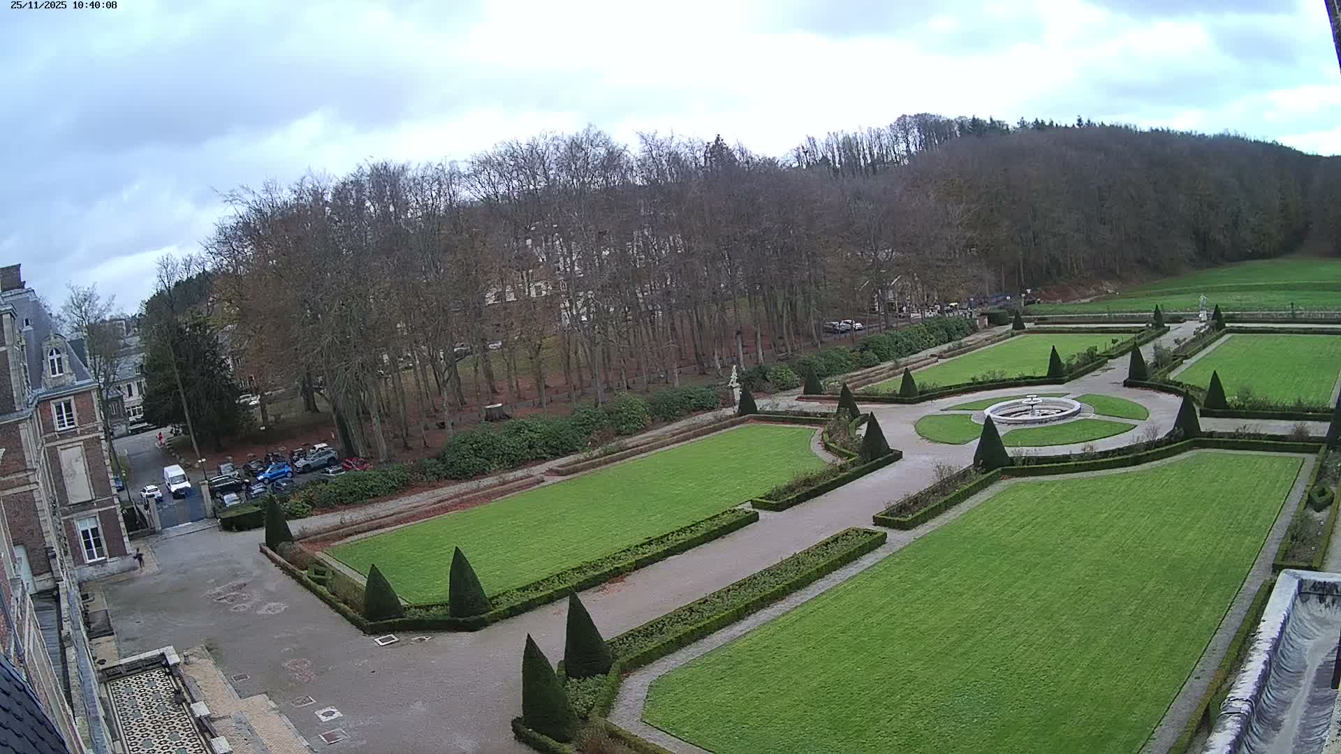 Saint-Omer- Jardin à la française (French Garden) Live Cam - Saint-Omer, Pas-de-Calais, Hauts-de-France, France