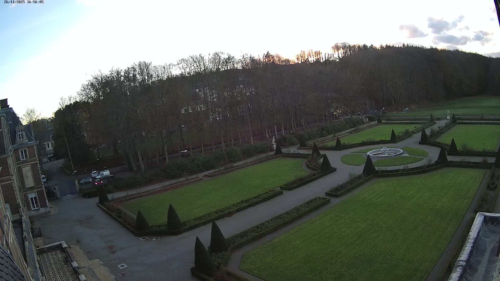 Saint-Omer- Jardin à la française (French Garden) Live Cam - Saint-Omer, Pas-de-Calais, Hauts-de-France, France