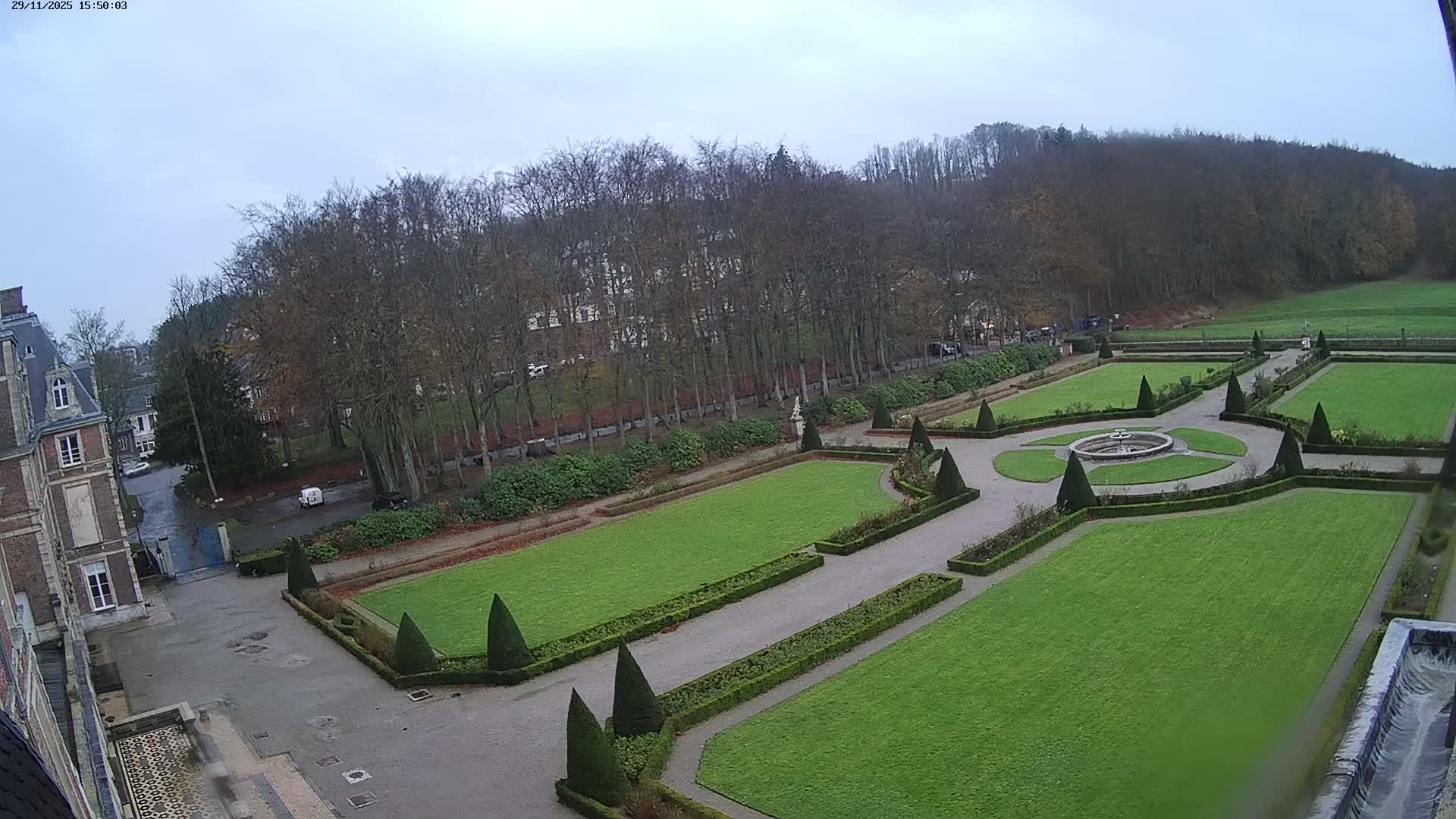Saint-Omer- Jardin à la française (French Garden) Live Cam - Saint-Omer, Pas-de-Calais, Hauts-de-France, France