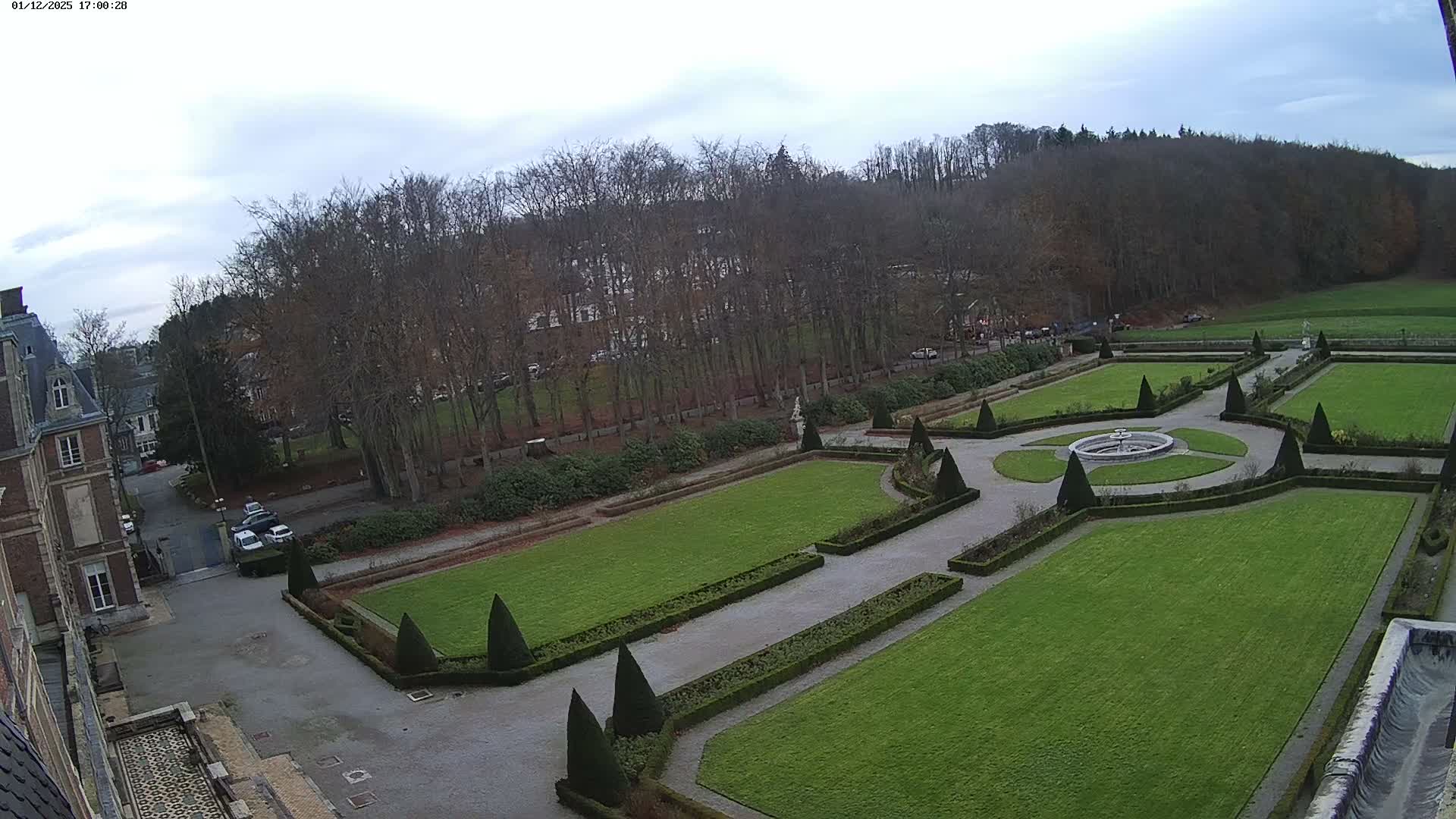 Saint-Omer- Jardin à la française (French Garden) Live Cam - Saint-Omer, Pas-de-Calais, Hauts-de-France, France