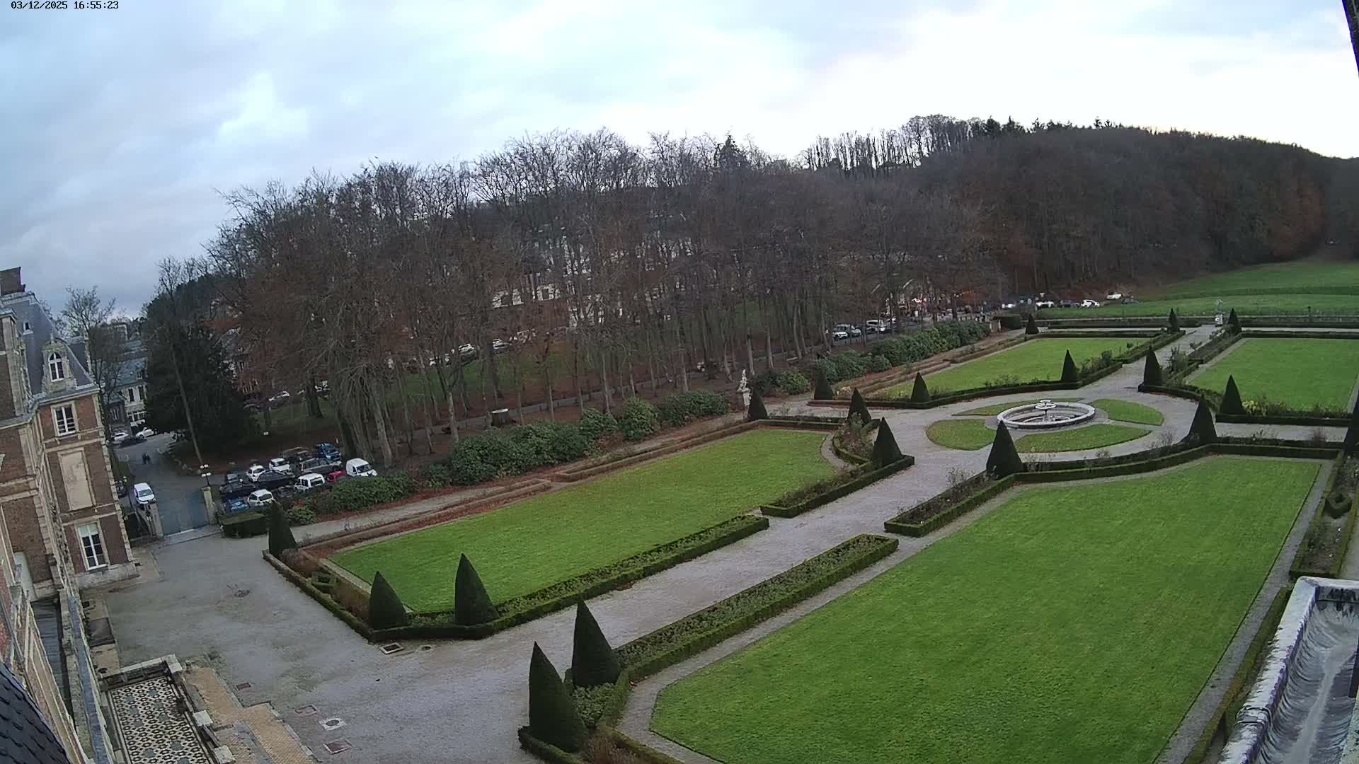 Saint-Omer- Jardin à la française (French Garden) Live Cam - Saint-Omer, Pas-de-Calais, Hauts-de-France, France