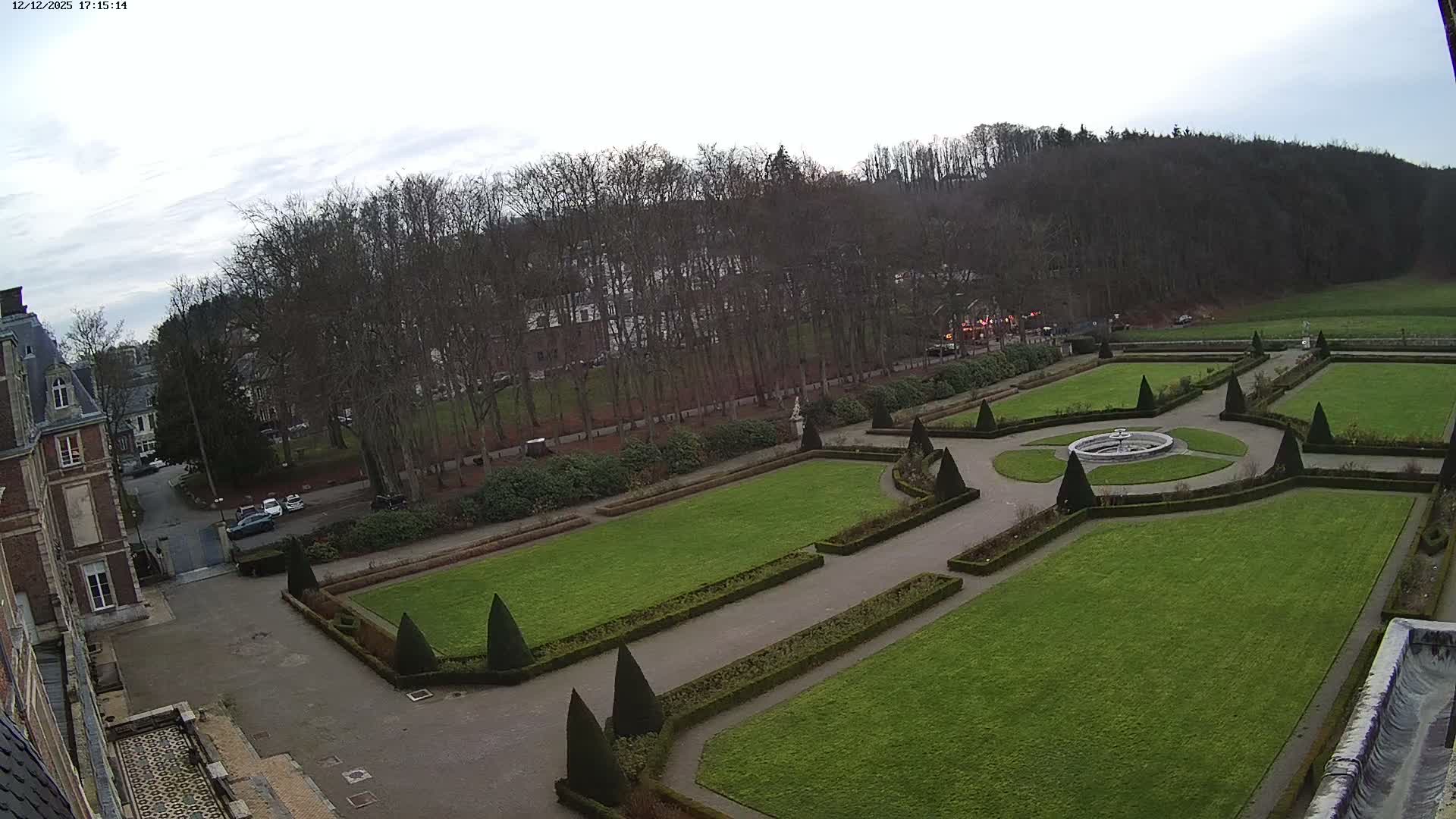 Saint-Omer- Jardin à la française (French Garden) Live Cam - Saint-Omer, Pas-de-Calais, Hauts-de-France, France