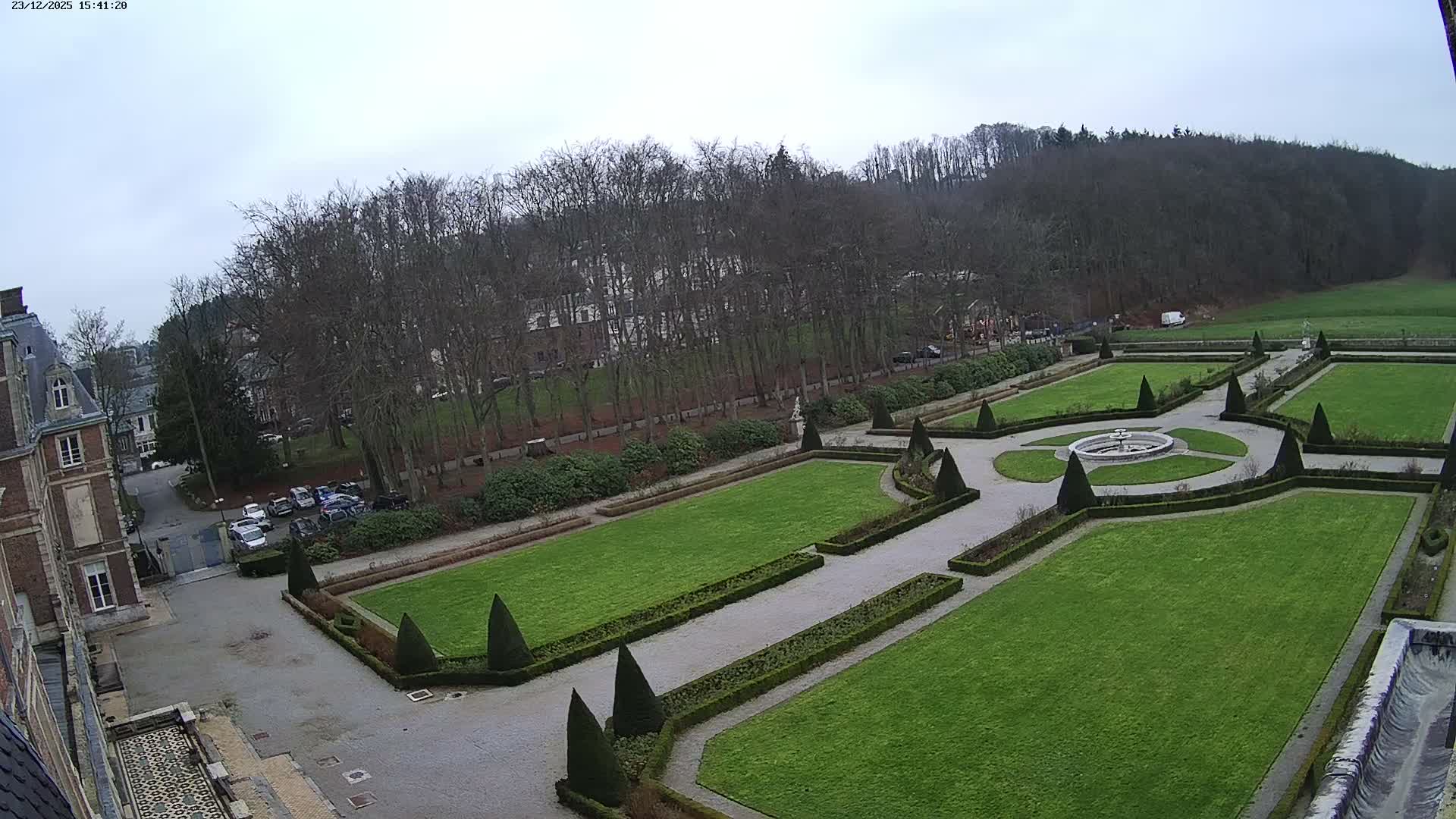 Saint-Omer- Jardin à la française (French Garden) Live Cam - Saint-Omer, Pas-de-Calais, Hauts-de-France, France