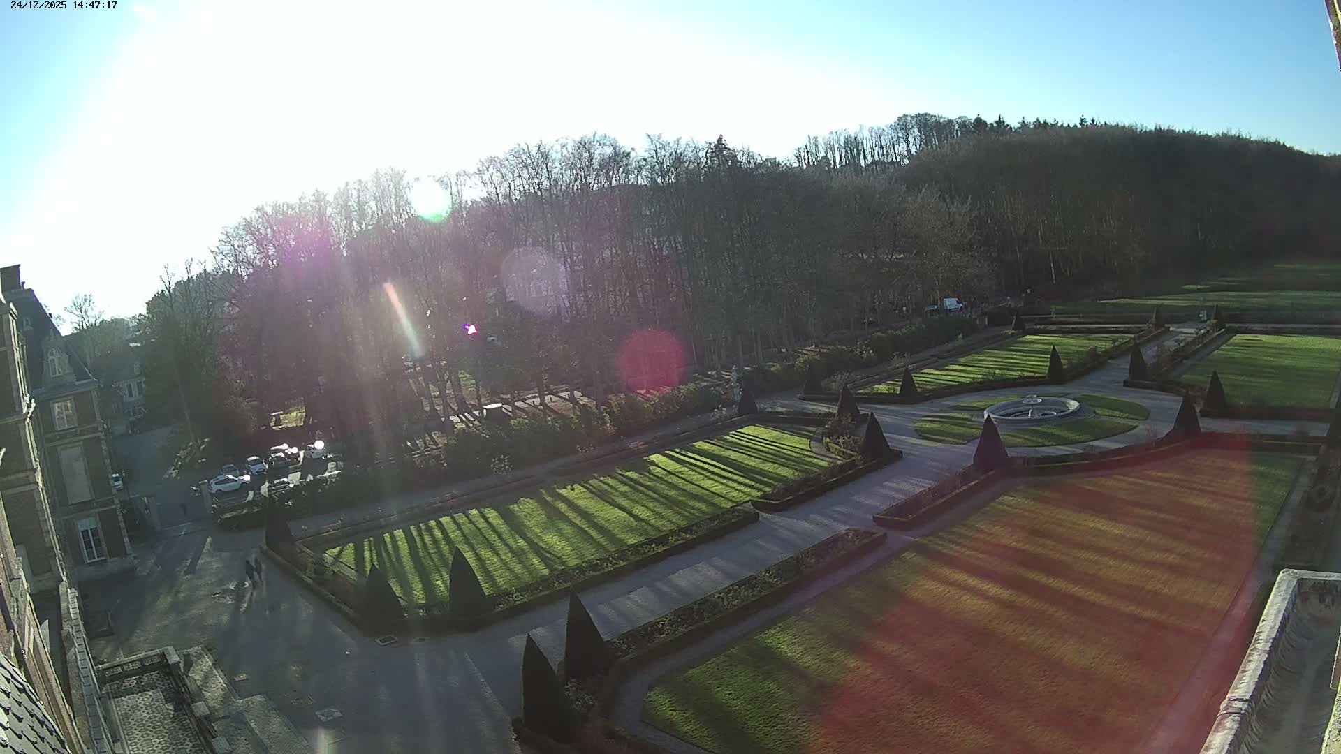 Saint-Omer- Jardin à la française (French Garden) Live Cam - Saint-Omer, Pas-de-Calais, Hauts-de-France, France