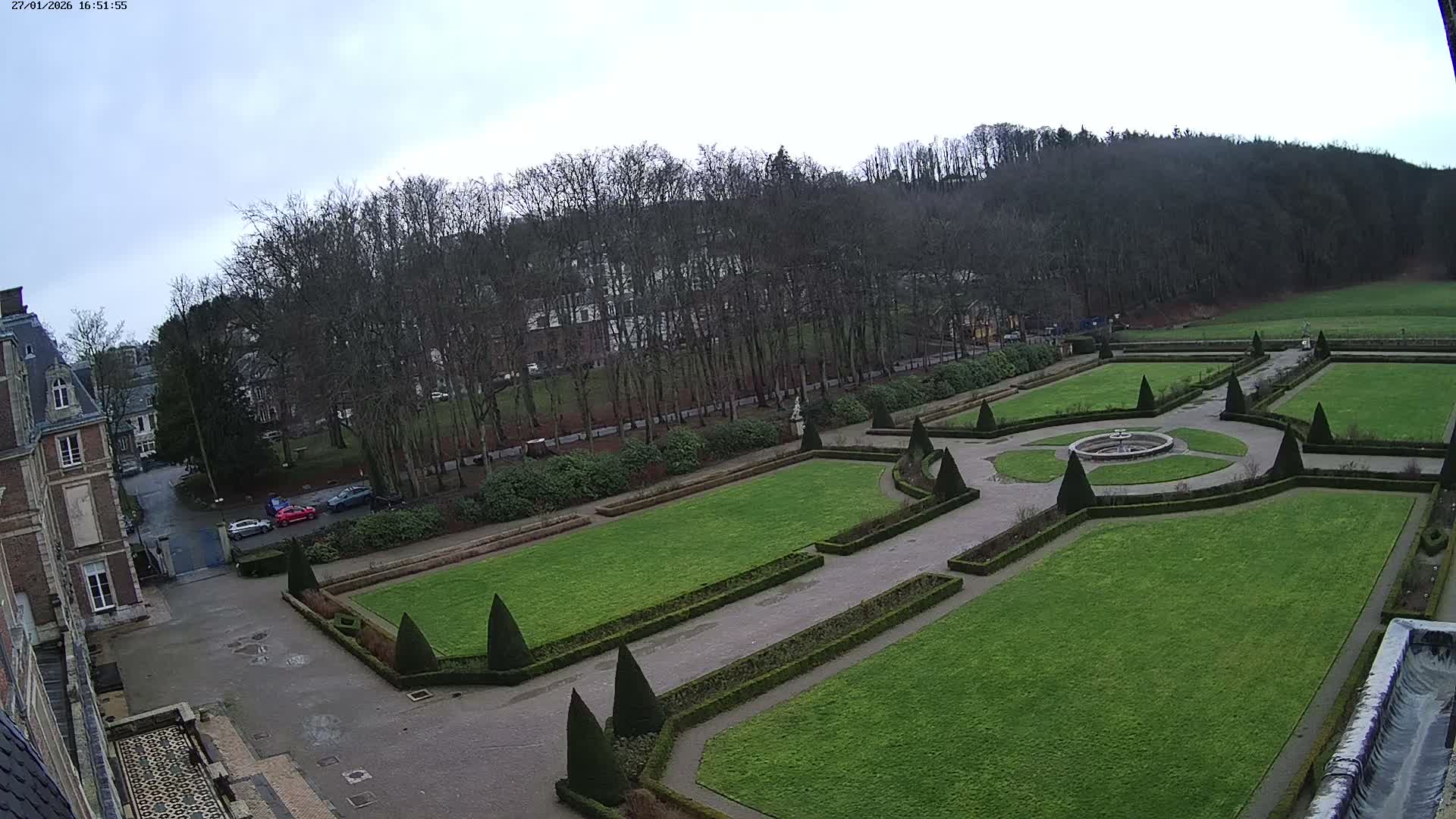 Saint-Omer- Jardin à la française (French Garden) Live Cam - Saint-Omer, Pas-de-Calais, Hauts-de-France, France