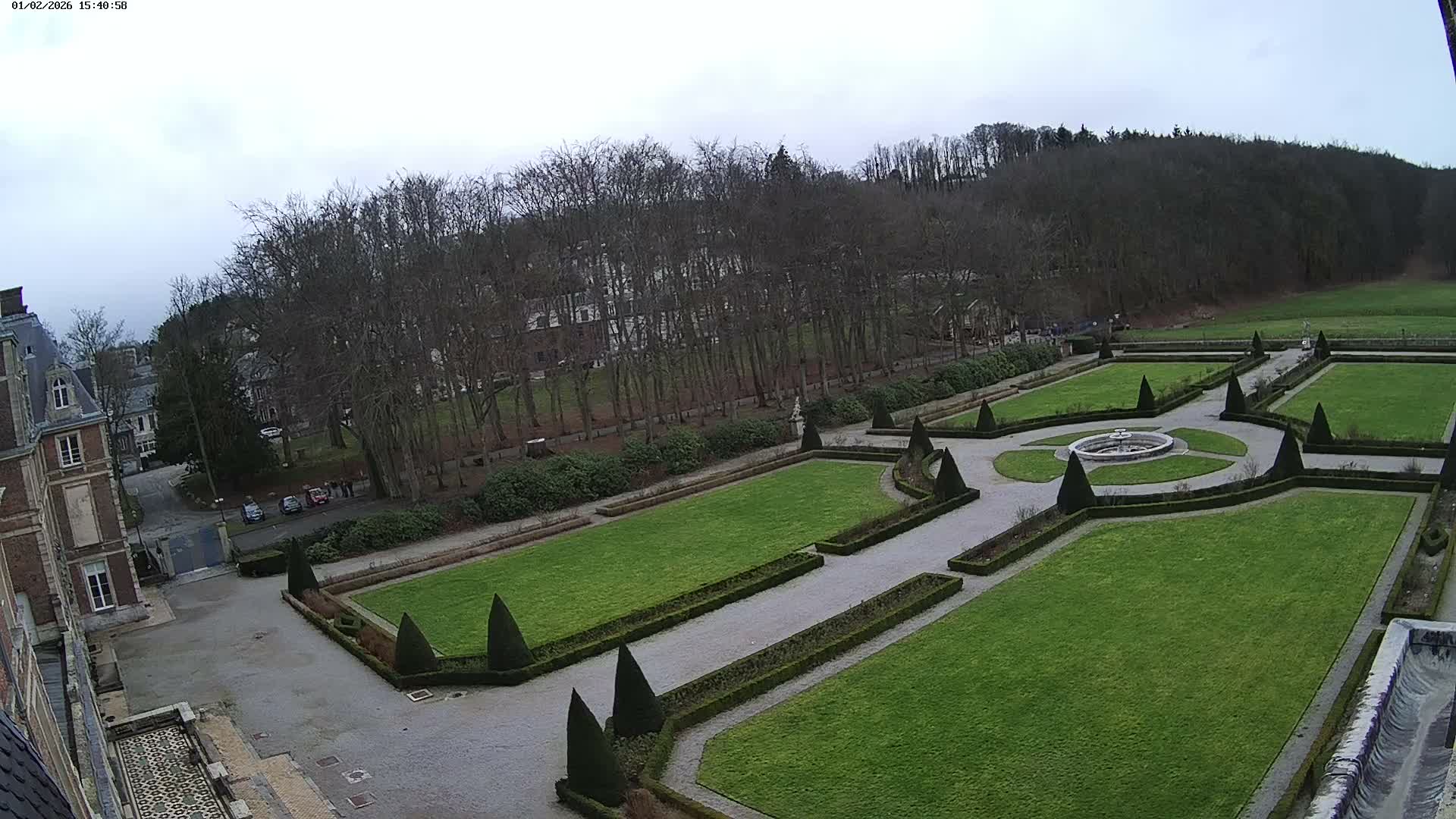 Saint-Omer- Jardin à la française (French Garden) Live Cam - Saint-Omer, Pas-de-Calais, Hauts-de-France, France