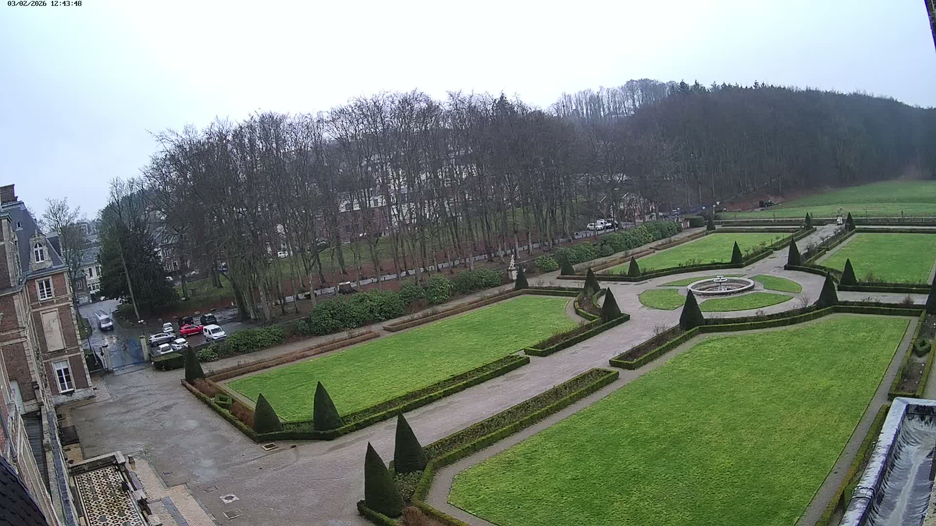 Saint-Omer- Jardin à la française (French Garden) Live Cam - Saint-Omer, Pas-de-Calais, Hauts-de-France, France