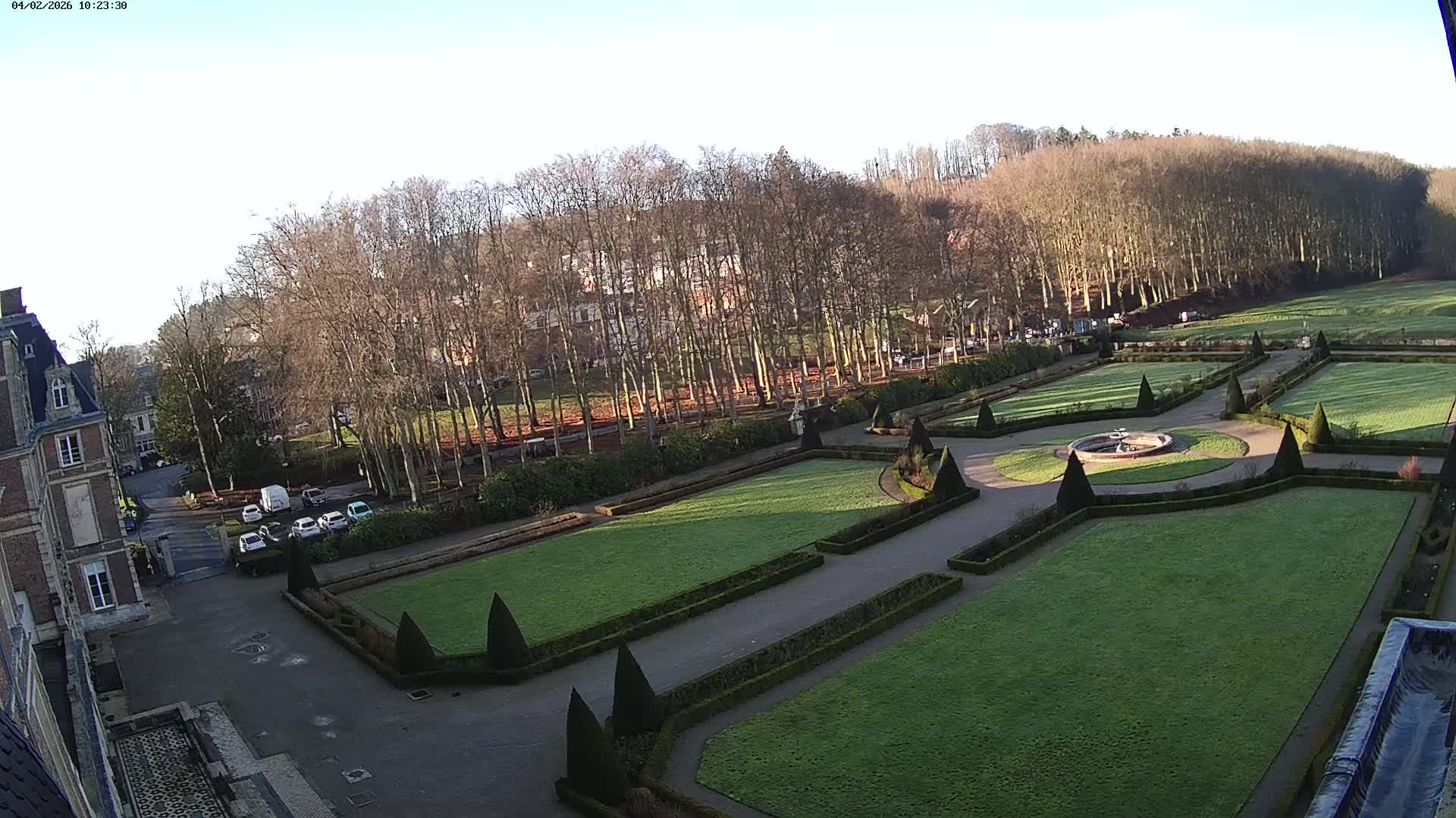 Saint-Omer- Jardin à la française (French Garden) Live Cam - Saint-Omer, Pas-de-Calais, Hauts-de-France, France