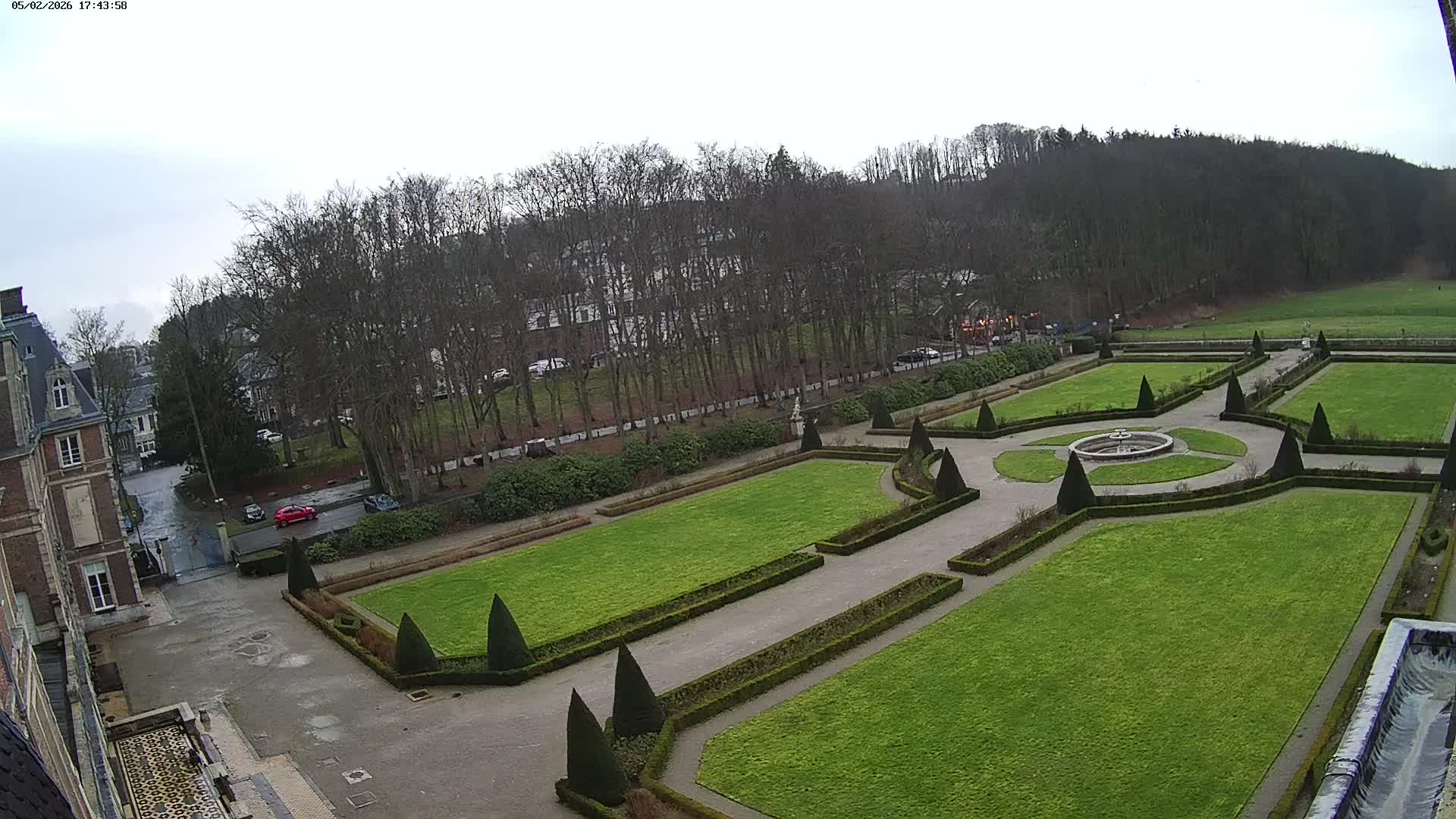 Saint-Omer- Jardin à la française (French Garden) Live Cam - Saint-Omer, Pas-de-Calais, Hauts-de-France, France