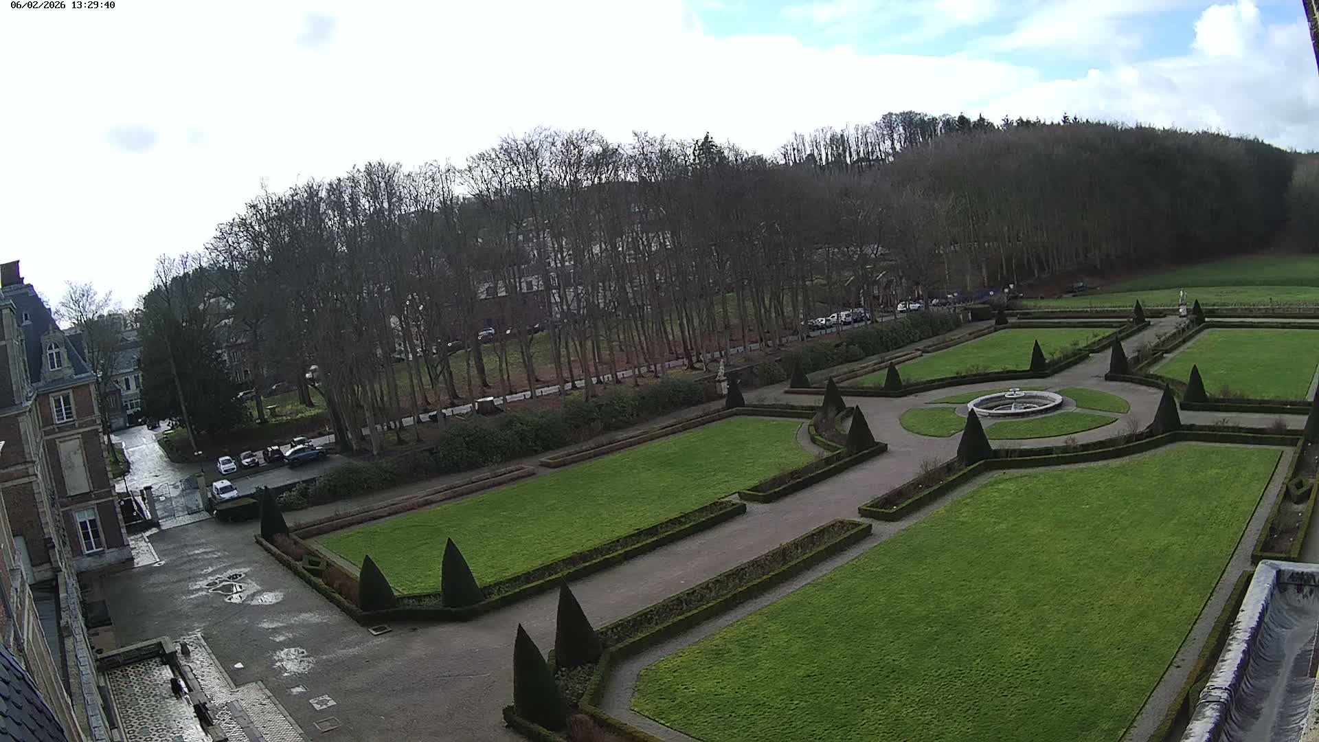 Saint-Omer- Jardin à la française (French Garden) Live Cam - Saint-Omer, Pas-de-Calais, Hauts-de-France, France