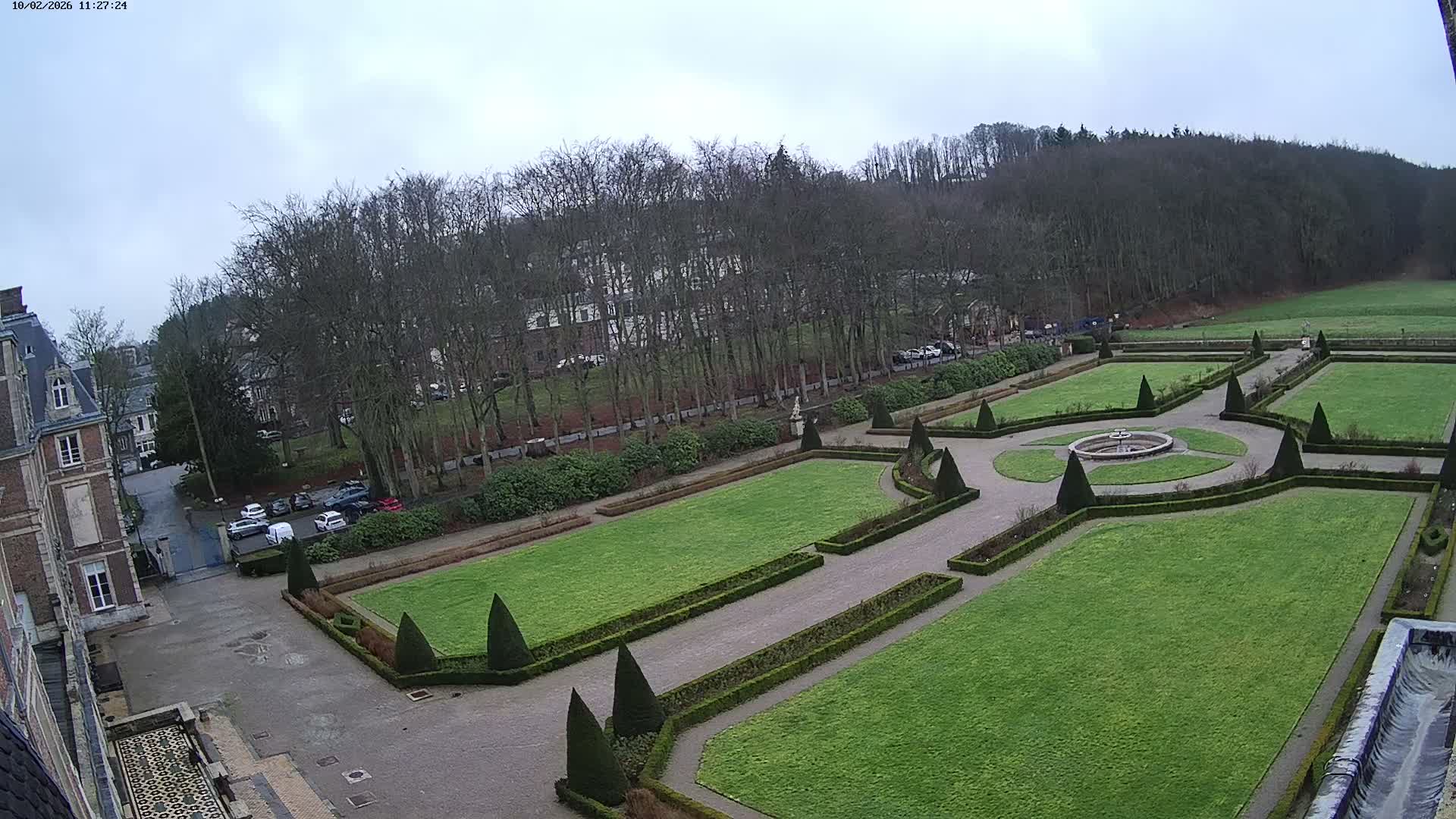Saint-Omer- Jardin à la française (French Garden) Live Cam - Saint-Omer, Pas-de-Calais, Hauts-de-France, France