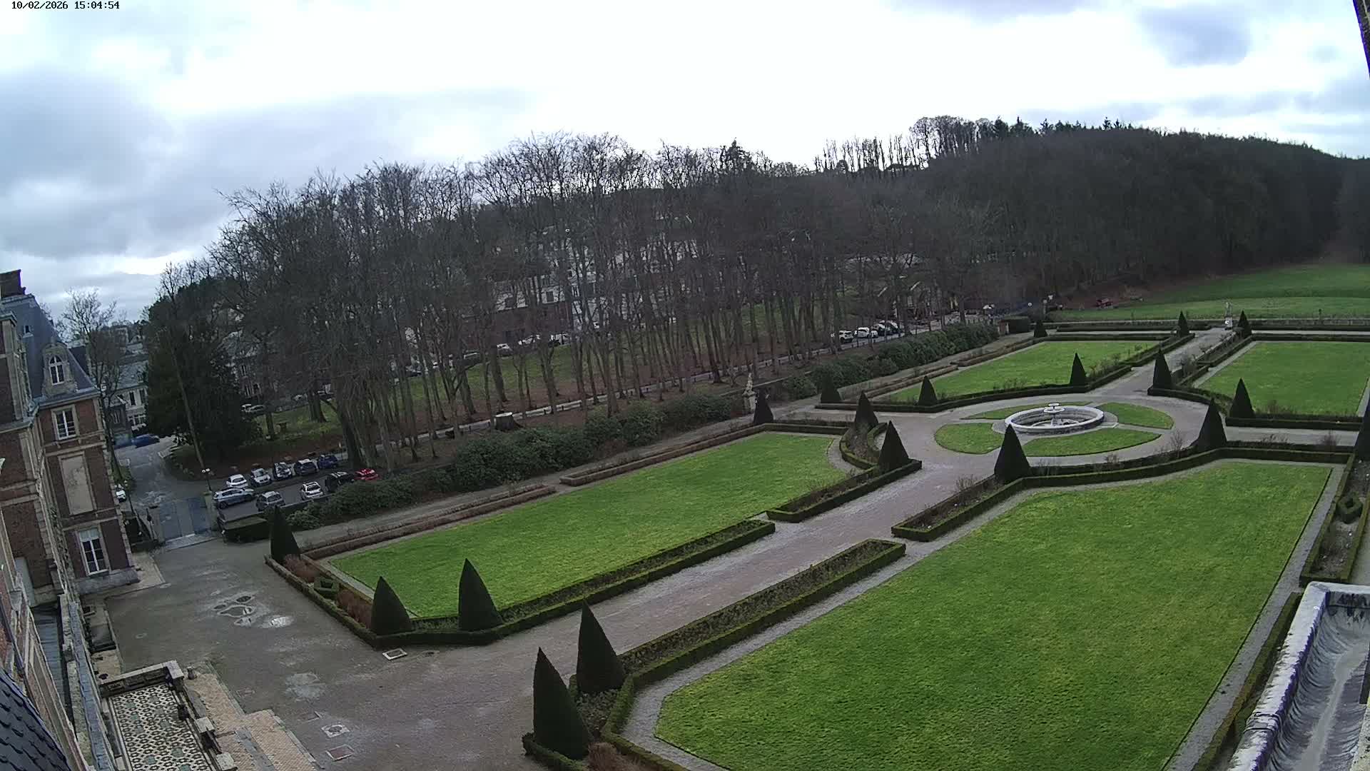 Saint-Omer- Jardin à la française (French Garden) Live Cam - Saint-Omer, Pas-de-Calais, Hauts-de-France, France