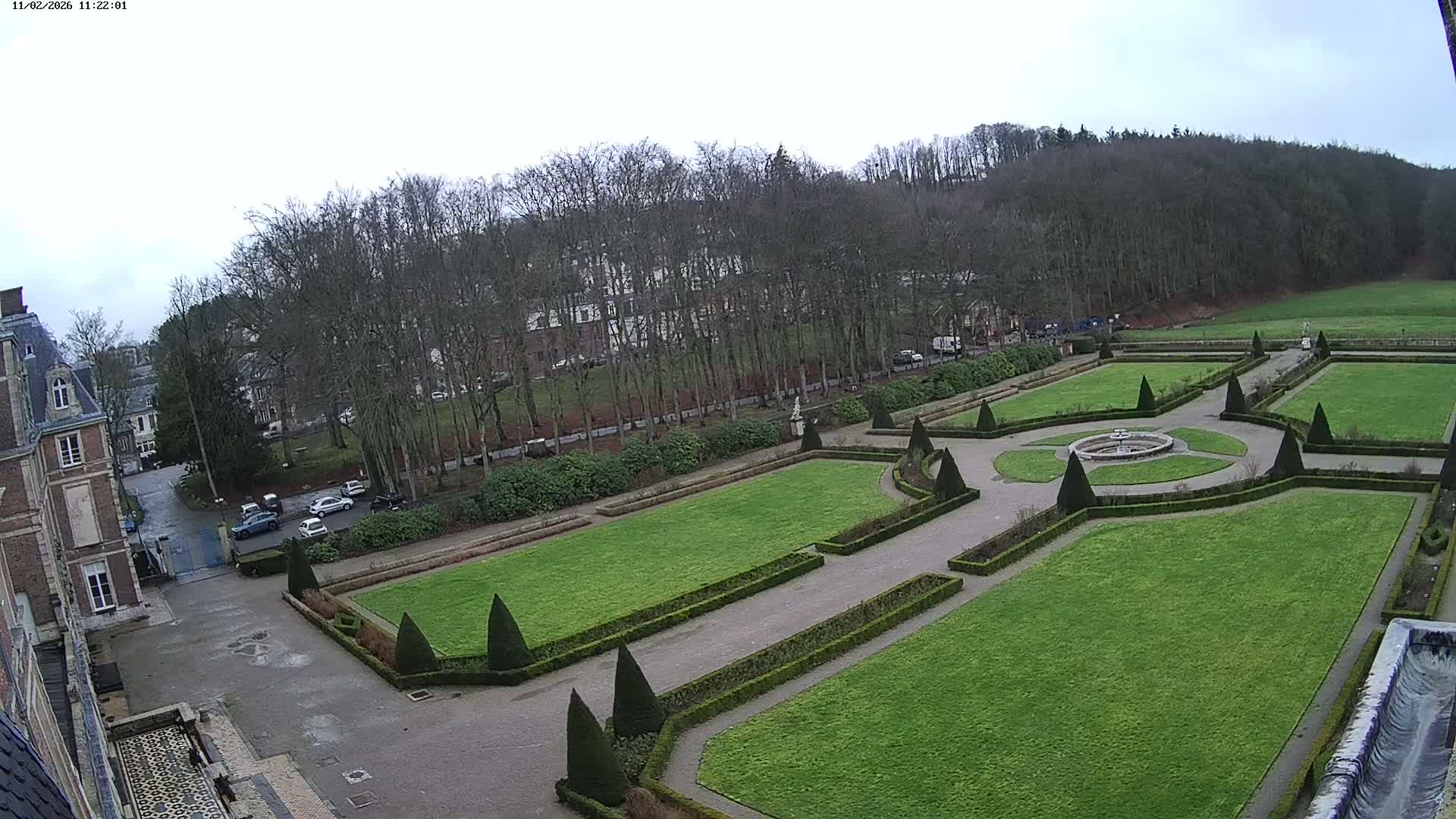 Saint-Omer- Jardin à la française (French Garden) Live Cam - Saint-Omer, Pas-de-Calais, Hauts-de-France, France
