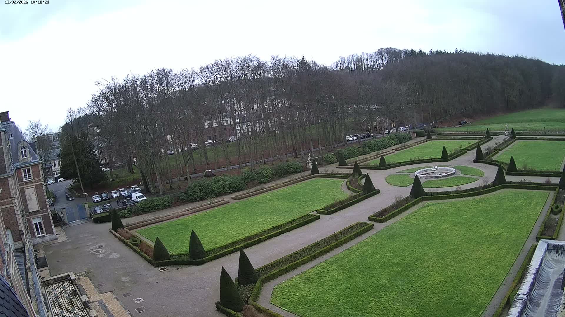 Saint-Omer- Jardin à la française (French Garden) Live Cam - Saint-Omer, Pas-de-Calais, Hauts-de-France, France