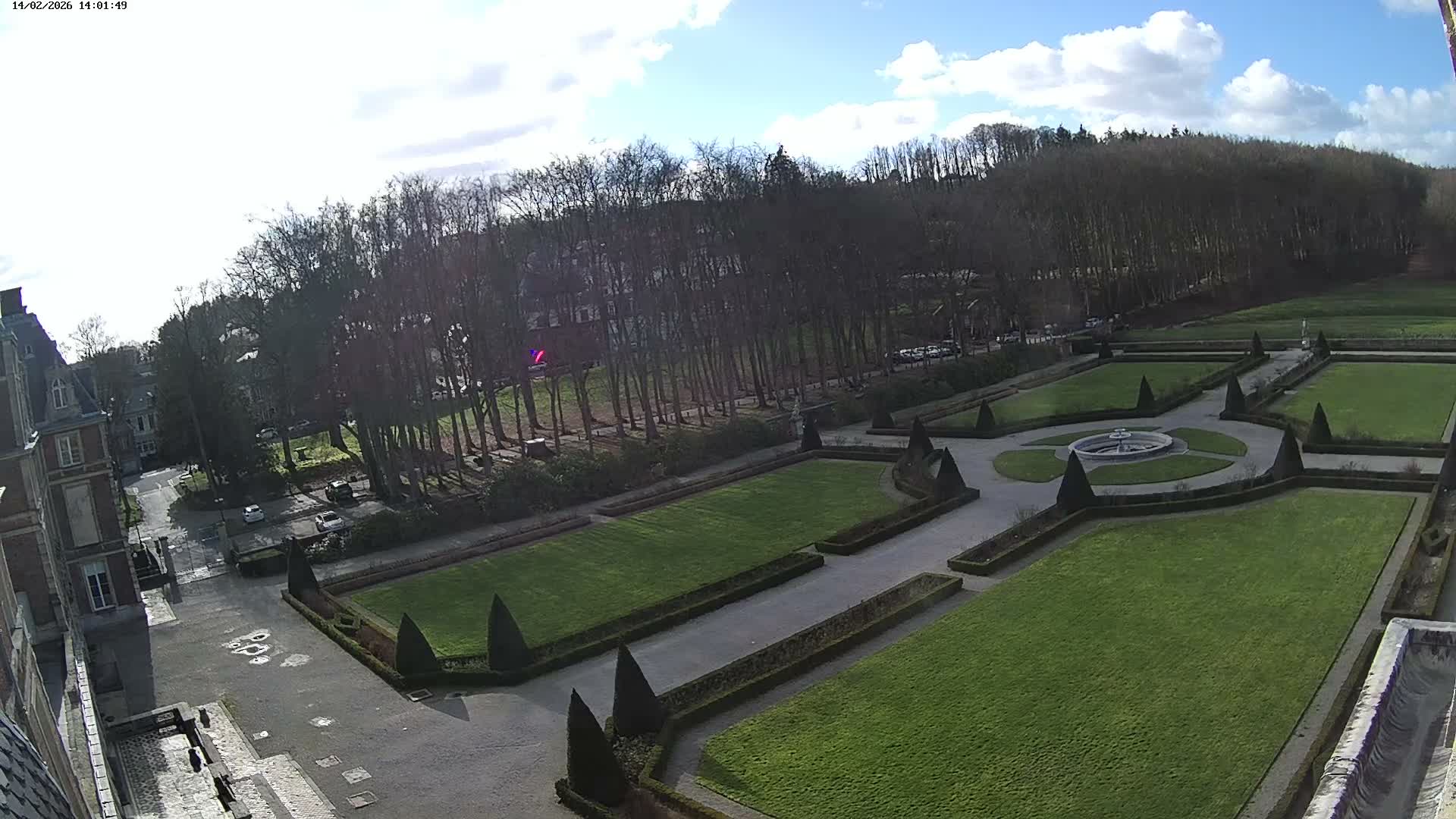 Saint-Omer- Jardin à la française (French Garden) Live Cam - Saint-Omer, Pas-de-Calais, Hauts-de-France, France