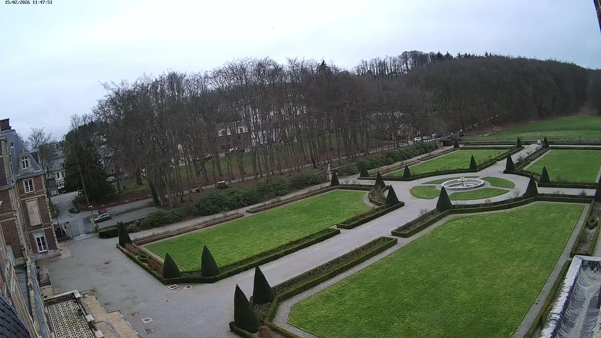 Saint-Omer- Jardin à la française (French Garden) Live Cam - Saint-Omer, Pas-de-Calais, Hauts-de-France, France