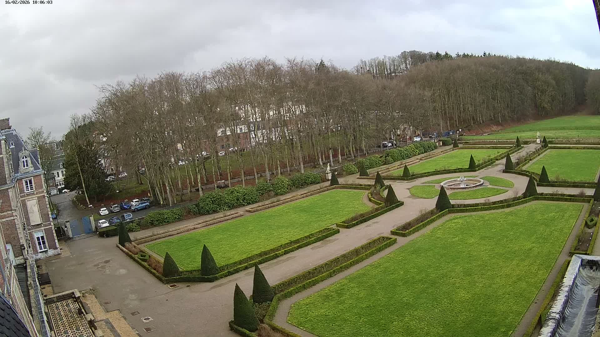 Saint-Omer- Jardin à la française (French Garden) Live Cam - Saint-Omer, Pas-de-Calais, Hauts-de-France, France