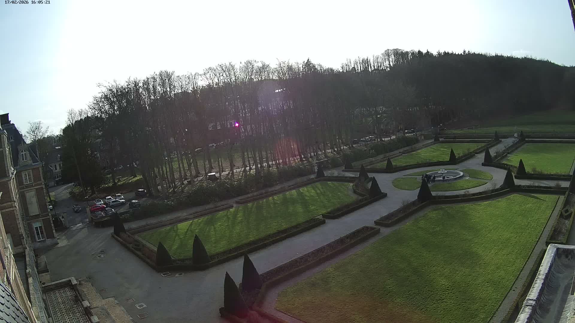 Saint-Omer- Jardin à la française (French Garden) Live Cam - Saint-Omer, Pas-de-Calais, Hauts-de-France, France