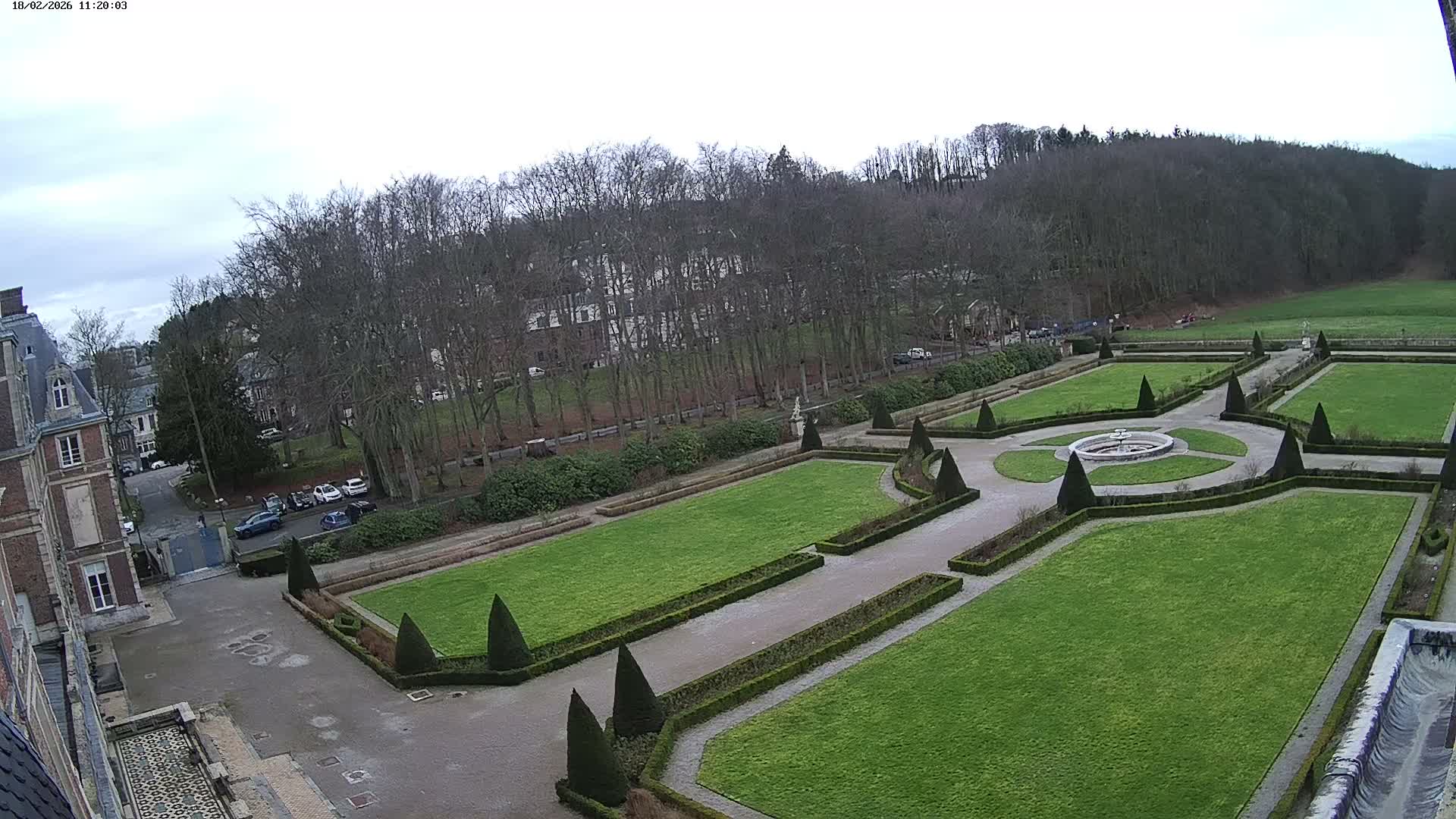 Saint-Omer- Jardin à la française (French Garden) Live Cam - Saint-Omer, Pas-de-Calais, Hauts-de-France, France