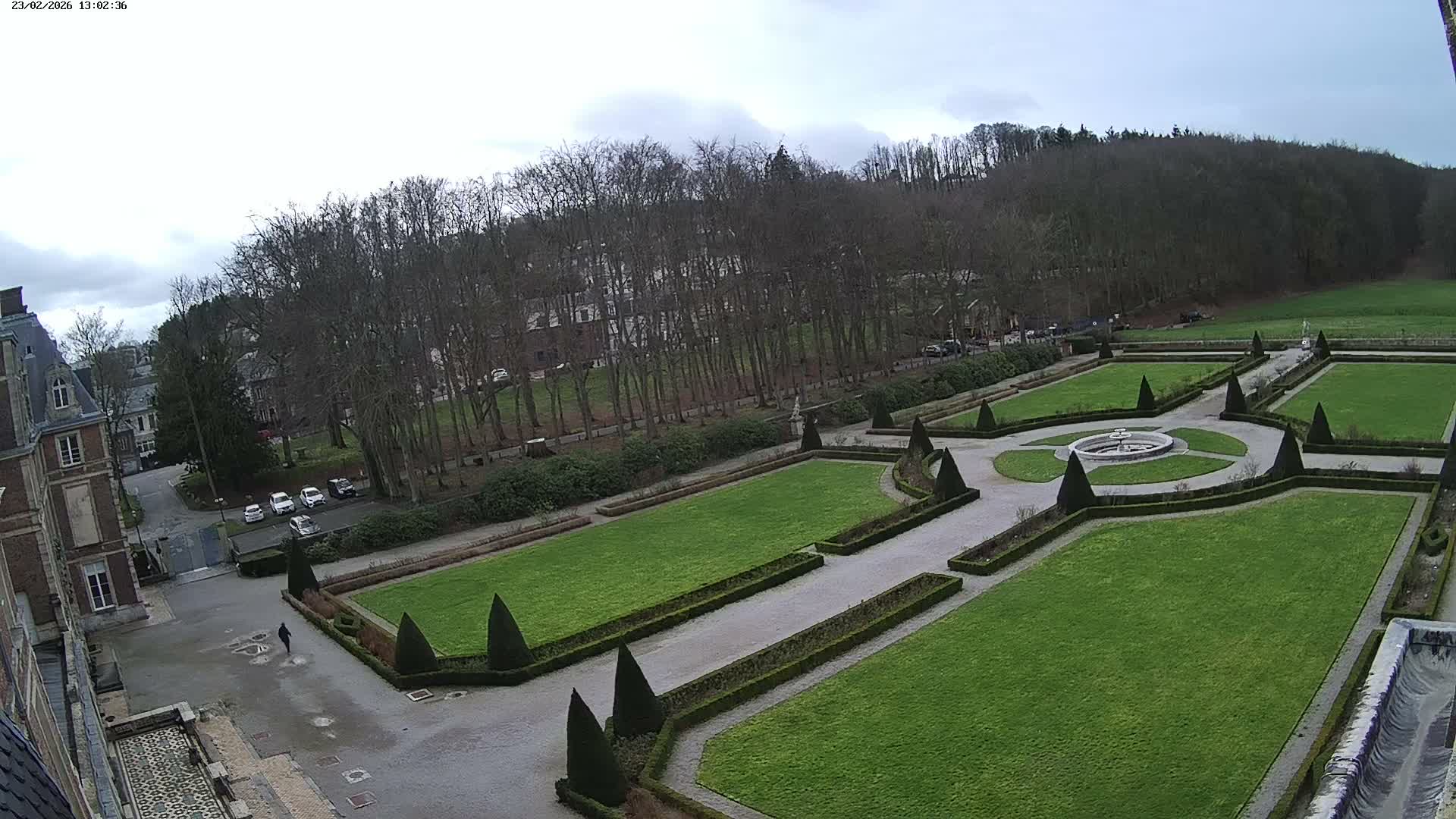 Saint-Omer- Jardin à la française (French Garden) Live Cam - Saint-Omer, Pas-de-Calais, Hauts-de-France, France