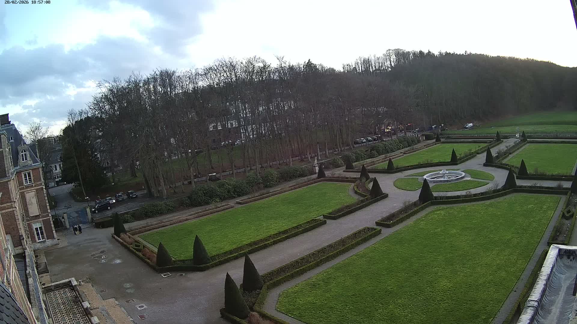 Saint-Omer- Jardin à la française (French Garden) Live Cam - Saint-Omer, Pas-de-Calais, Hauts-de-France, France