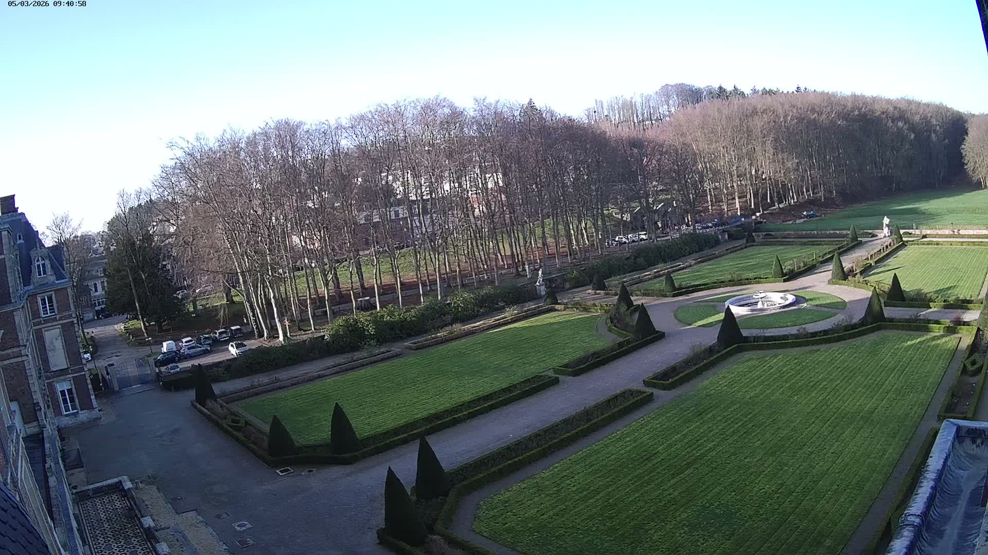 Saint-Omer- Jardin à la française (French Garden) Live Cam - Saint-Omer, Pas-de-Calais, Hauts-de-France, France
