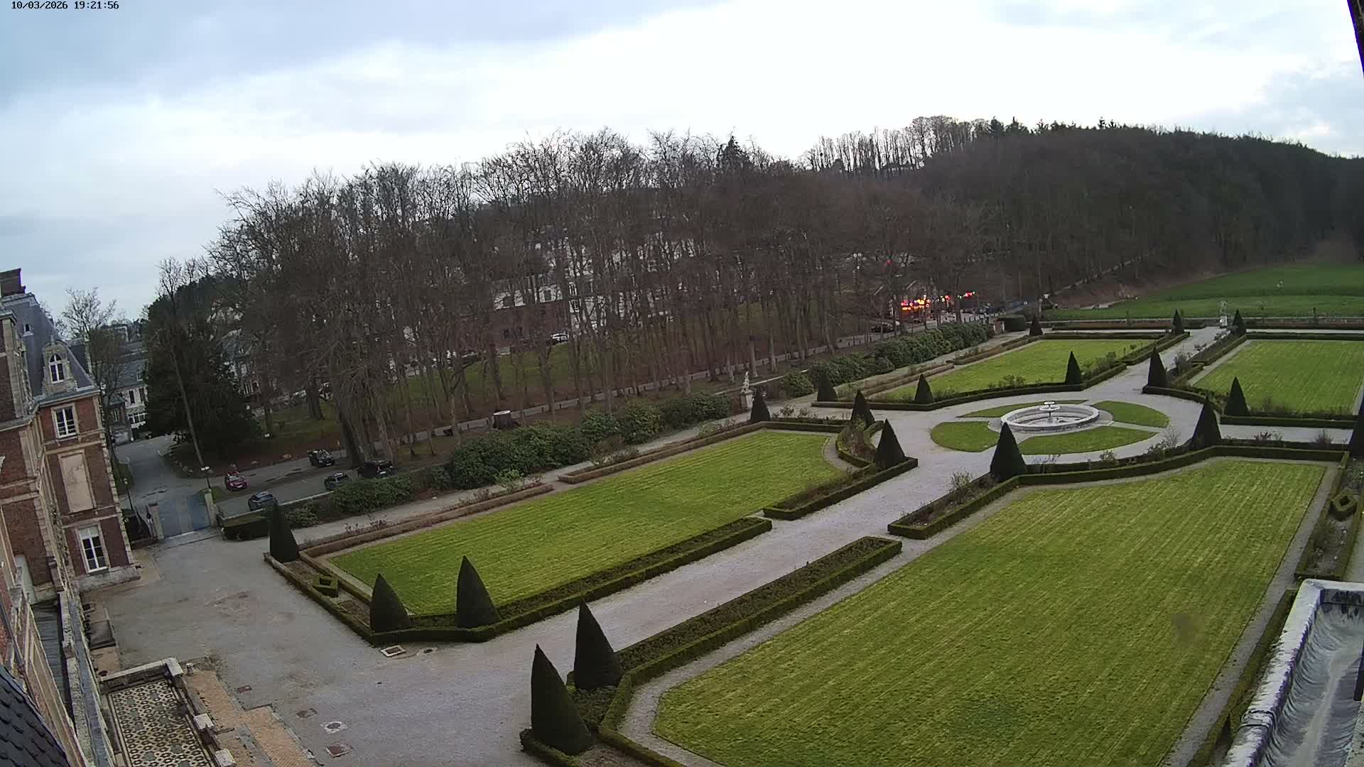 Saint-Omer- Jardin à la française (French Garden) Live Cam - Saint-Omer, Pas-de-Calais, Hauts-de-France, France
