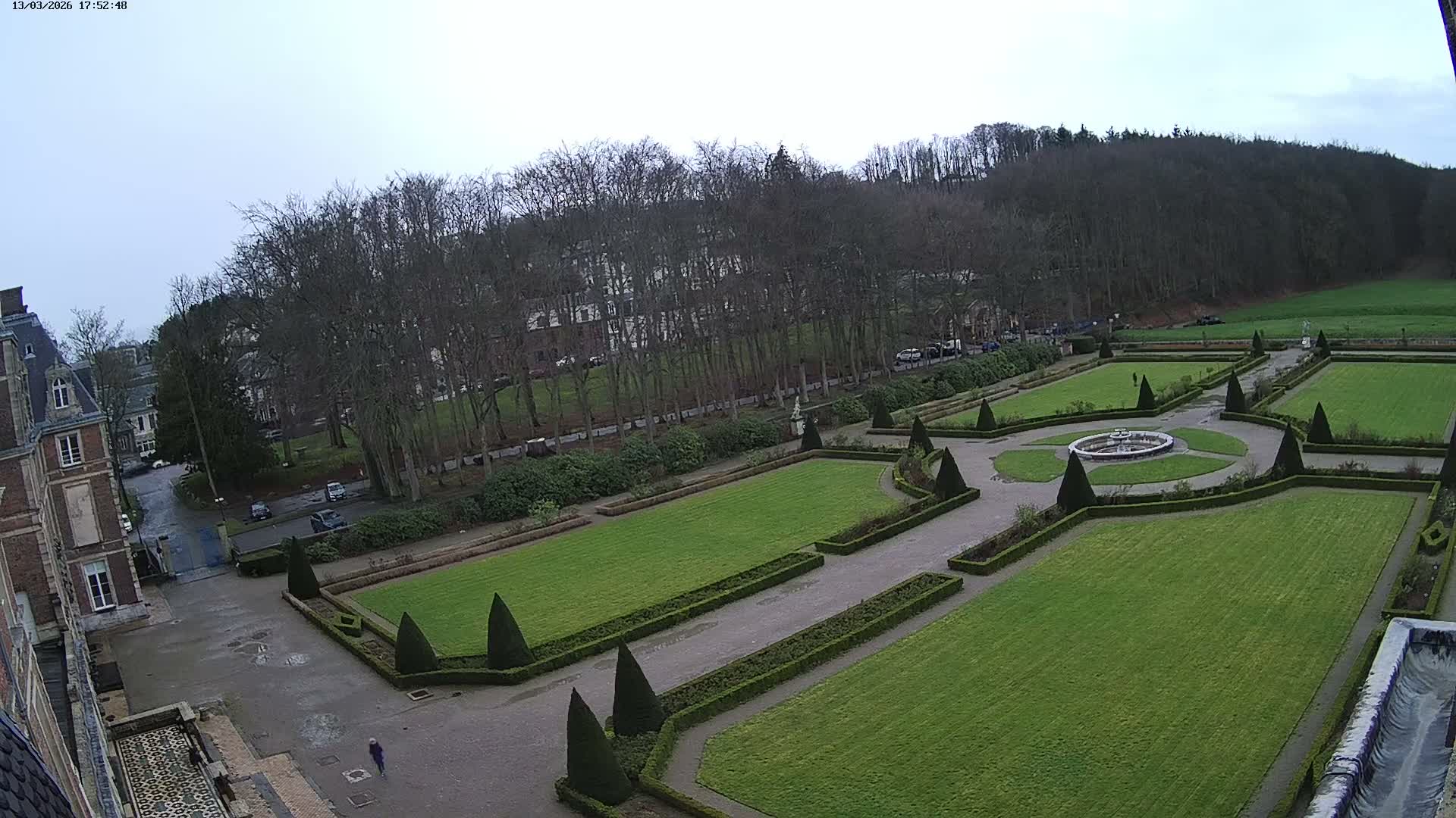 Saint-Omer- Jardin à la française (French Garden) Live Cam - Saint-Omer, Pas-de-Calais, Hauts-de-France, France