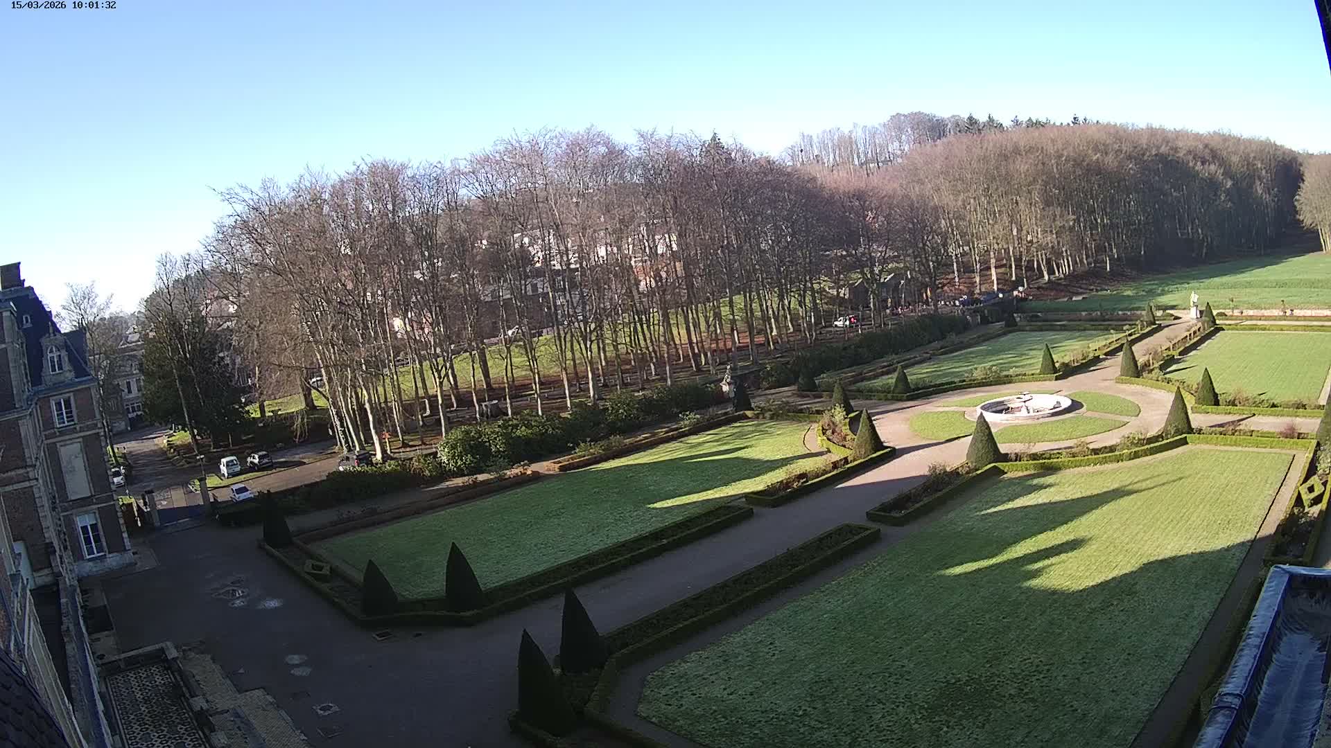 Saint-Omer- Jardin à la française (French Garden) Live Cam - Saint-Omer, Pas-de-Calais, Hauts-de-France, France