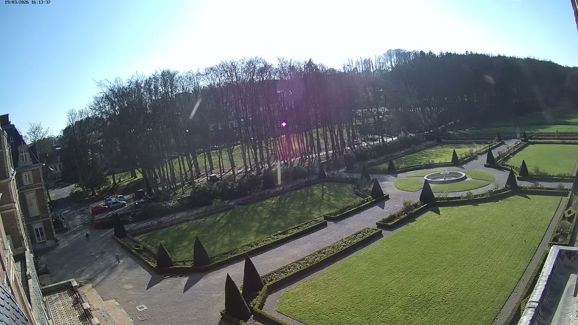 Saint-Omer- Jardin à la française (French Garden) Live Cam - Saint-Omer, Pas-de-Calais, Hauts-de-France, France