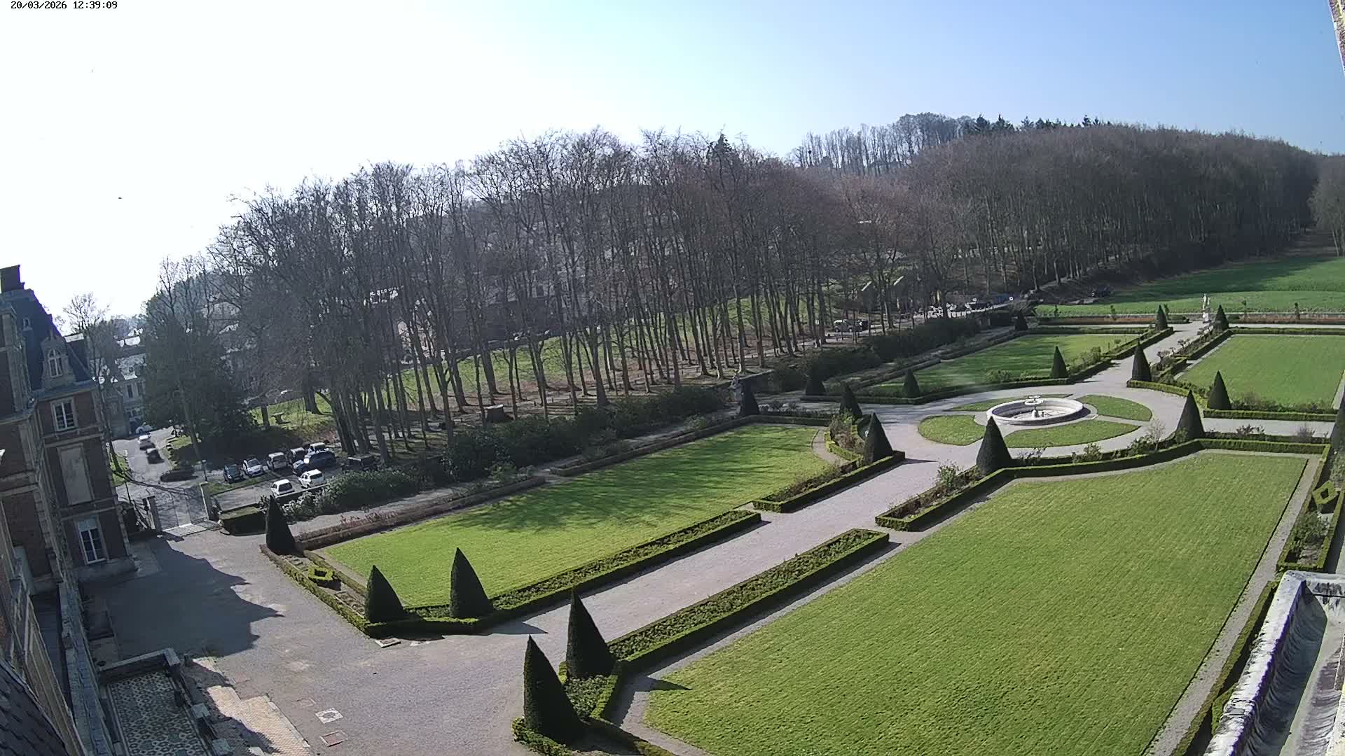 Saint-Omer- Jardin à la française (French Garden) Live Cam - Saint-Omer, Pas-de-Calais, Hauts-de-France, France