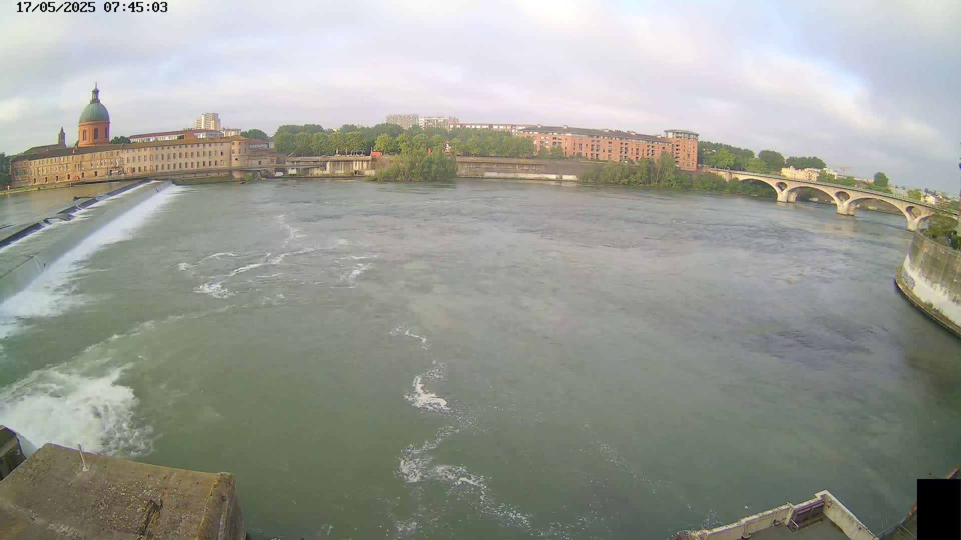 Toulouse City & Garonne River Live Cam - Toulouse, Haute-Garonne, Occitanie, France