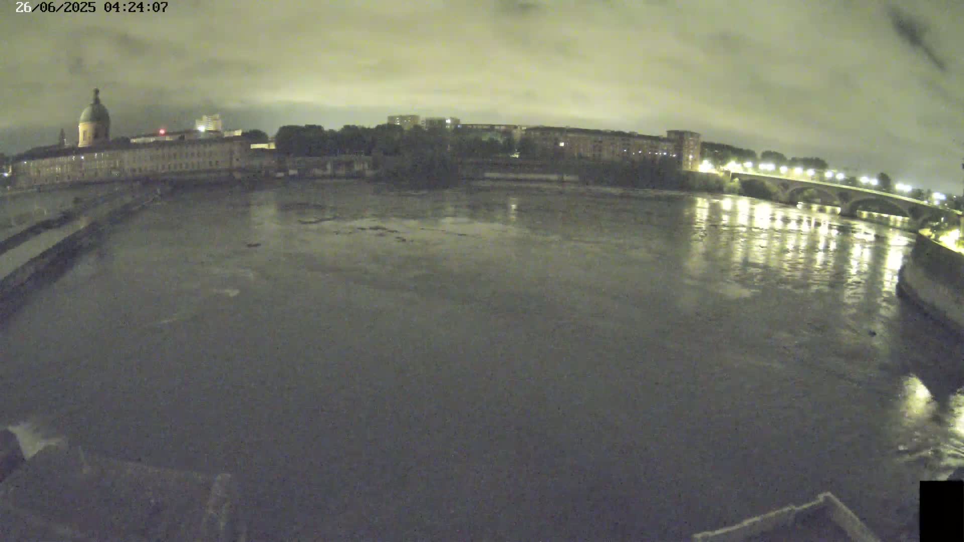 Toulouse City & Garonne River Live Cam - Toulouse, Haute-Garonne, Occitanie, France