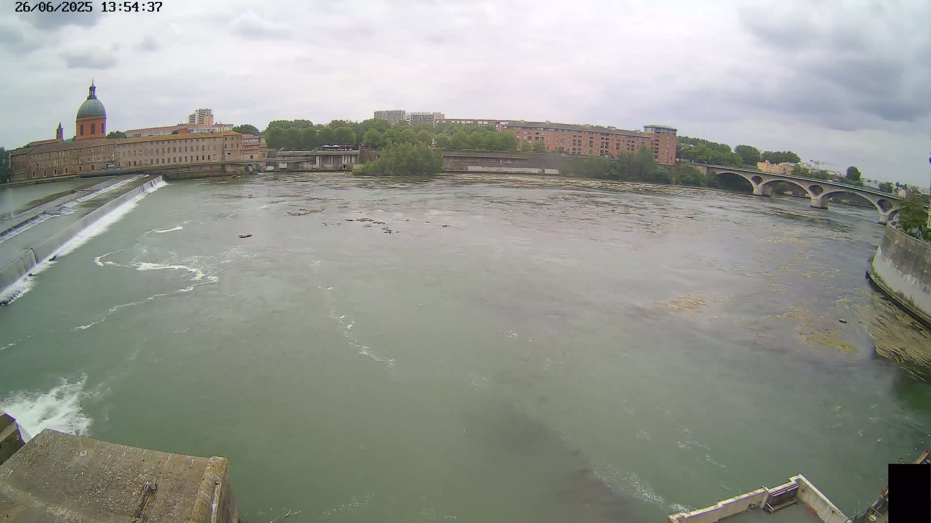 Toulouse City & Garonne River Live Cam - Toulouse, Haute-Garonne, Occitanie, France