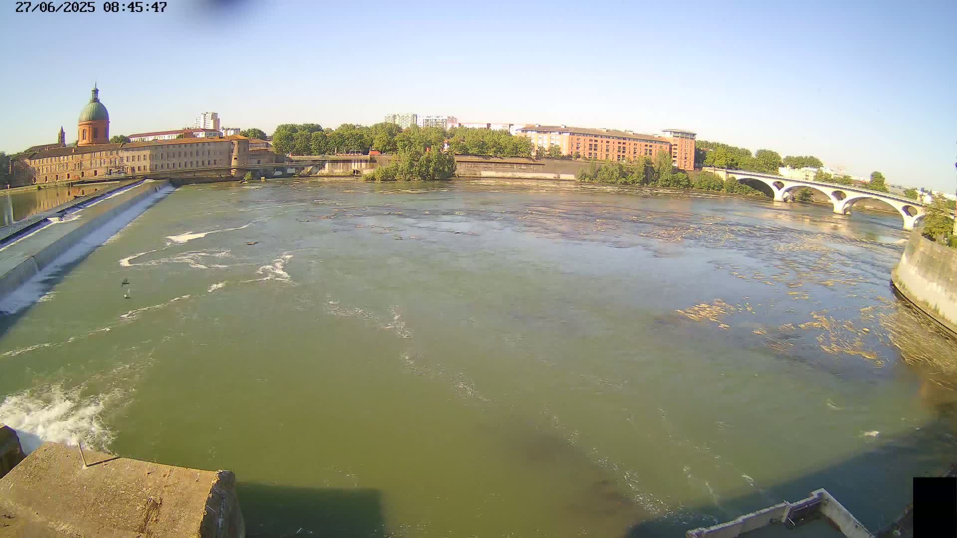 Toulouse City & Garonne River Live Cam - Toulouse, Haute-Garonne, Occitanie, France