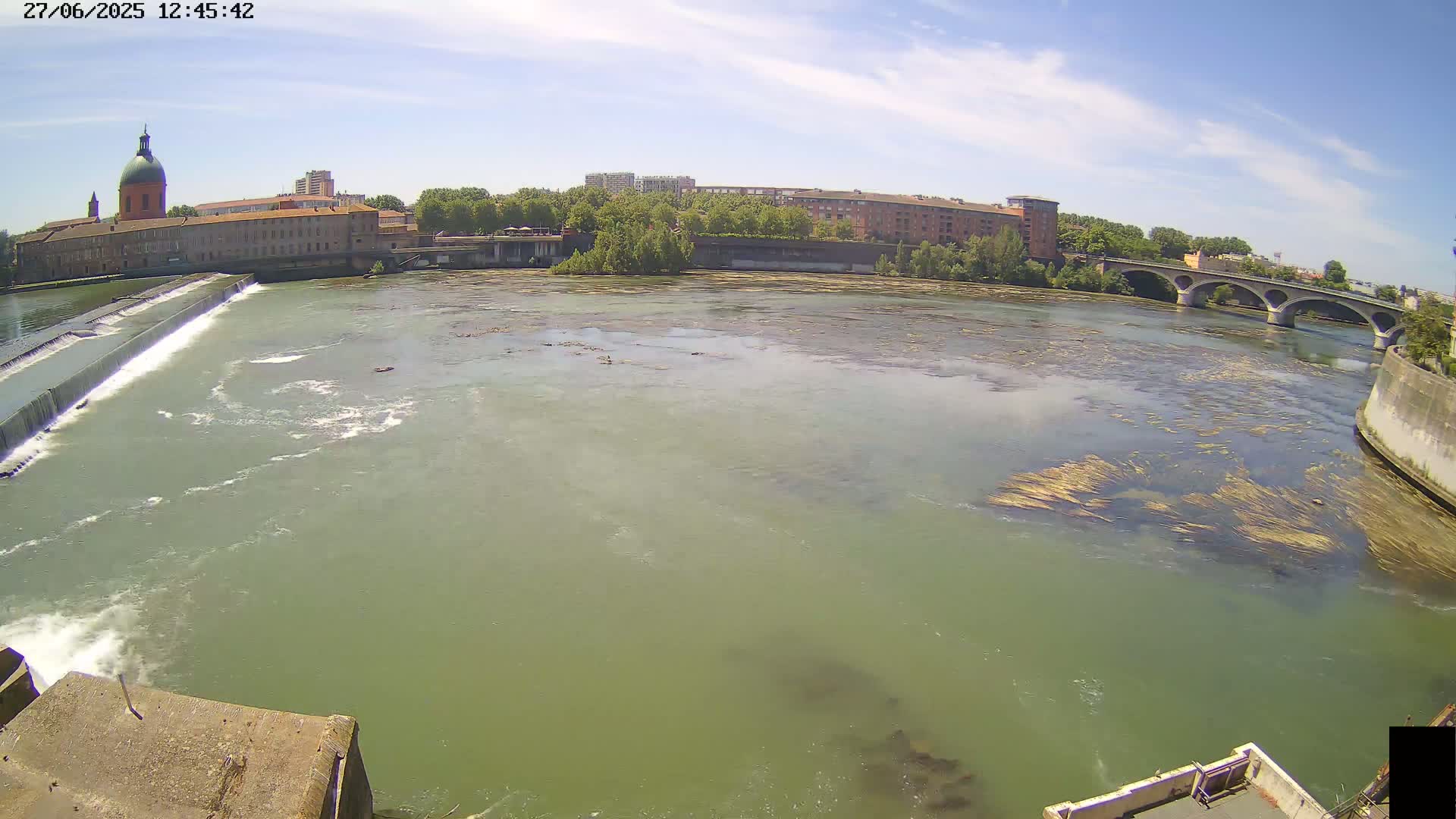 Toulouse City & Garonne River Live Cam - Toulouse, Haute-Garonne, Occitanie, France